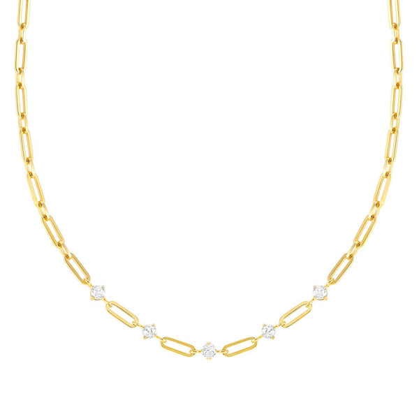 Nomination Chains of Style Necklace Gold with CZ