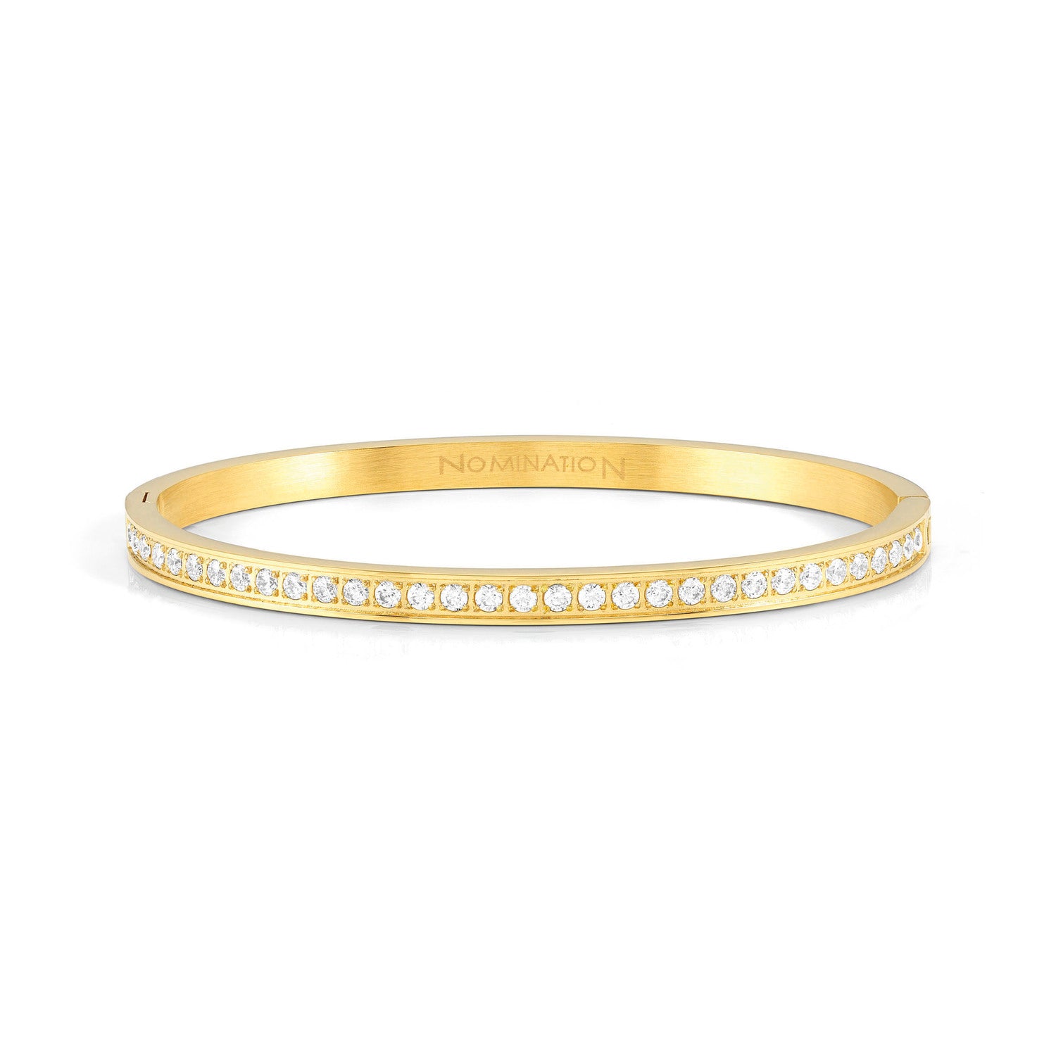 Nomination Pretty Bangles Gold with White CZ
