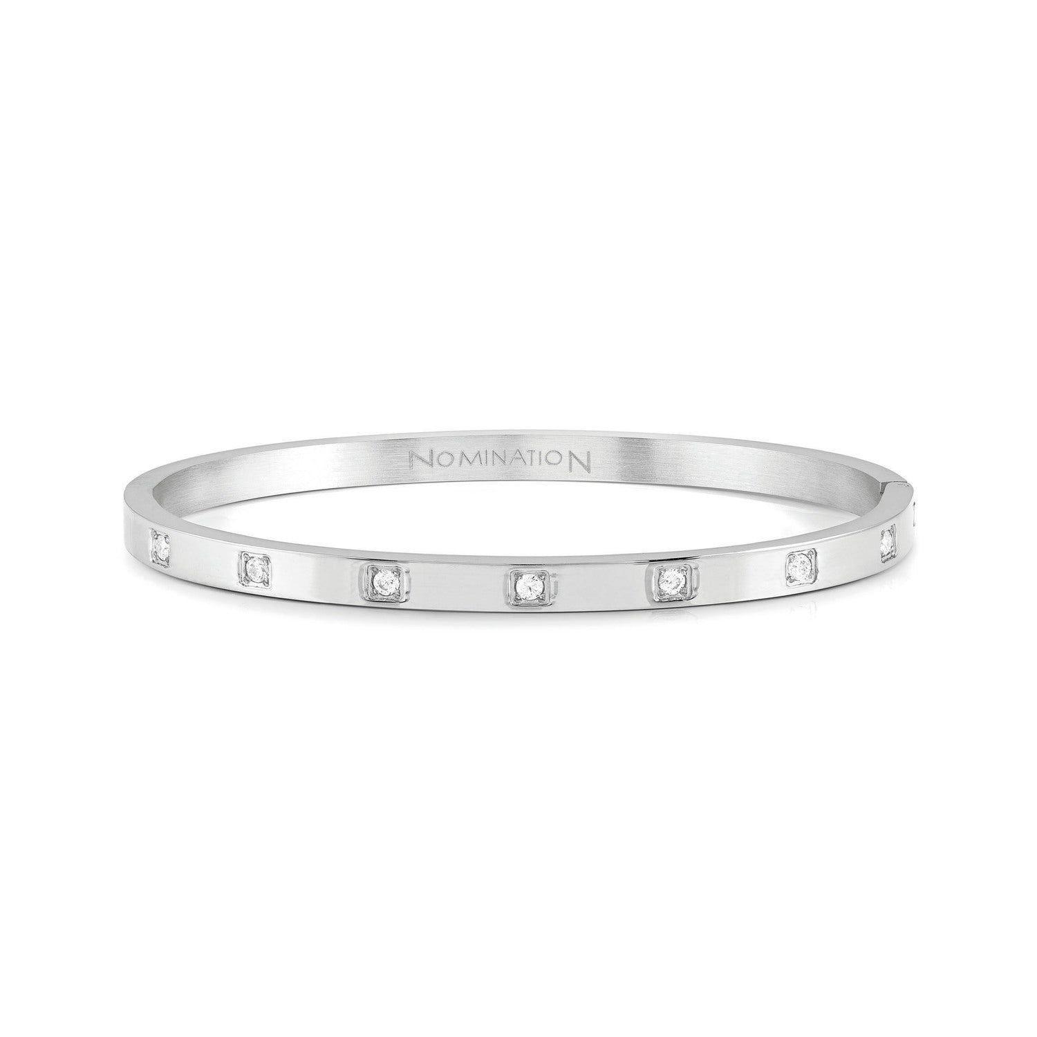 Nomination Pretty Bangles Silver with Square CZ