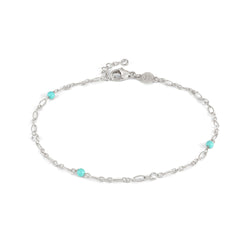 Nomination Anklets Collection Silver, CZ & Turquoise