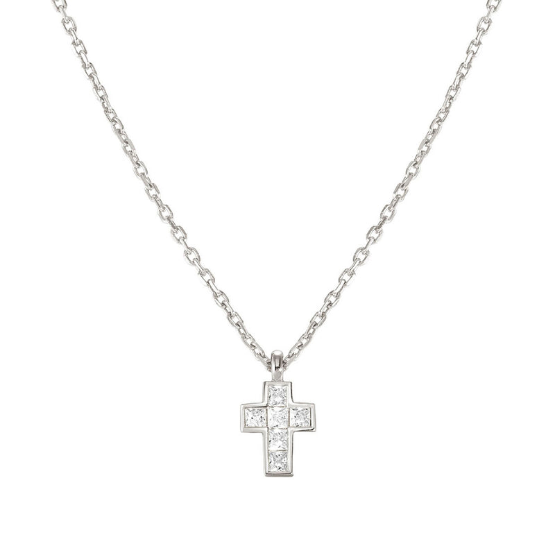 Nomination Carismatica Small Cross Necklace in Silver with White CZNomination Carismatica Small Cross Necklace in Silver with White CZ