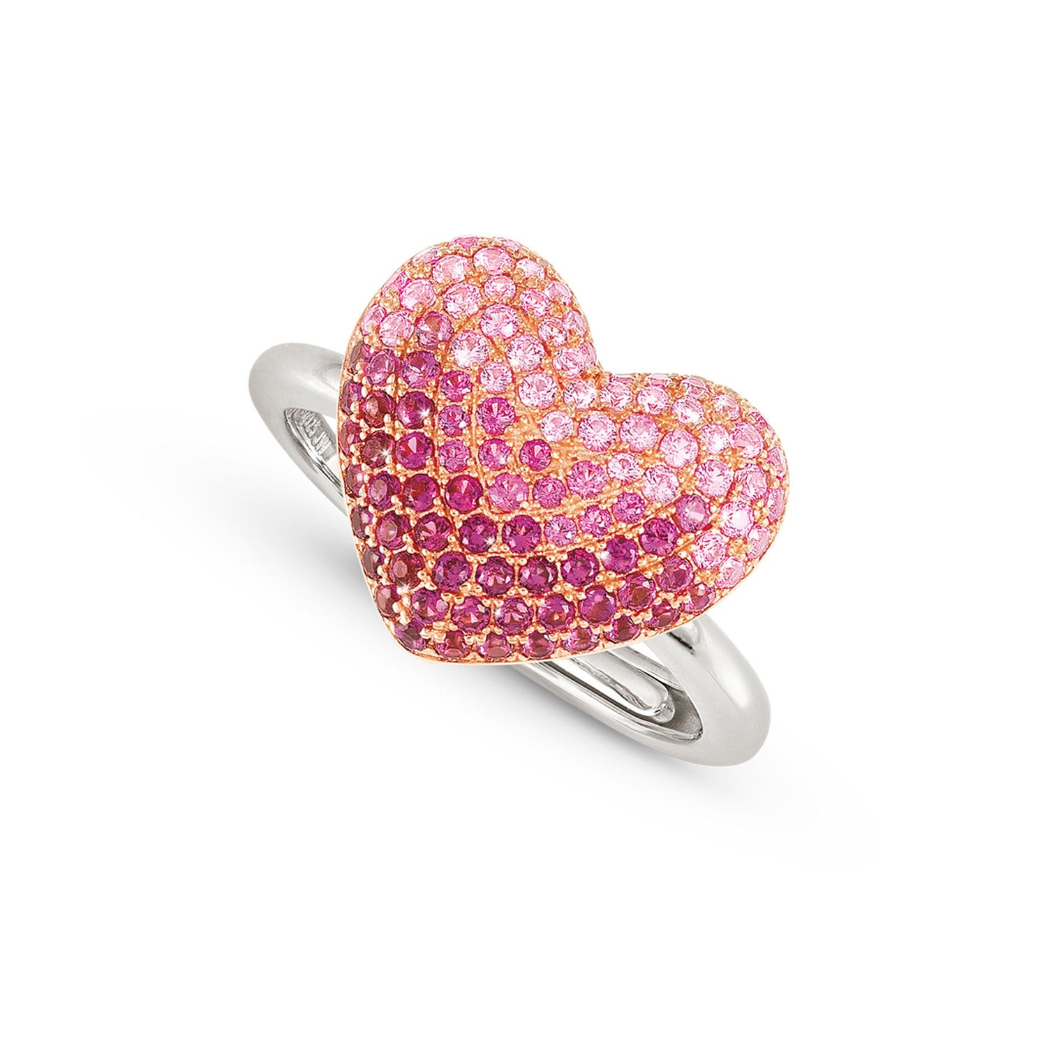 Nomination Crysalis Heart Ring Silver with Cubic Zirconia