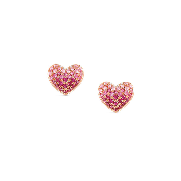 Nomination Crysalis Heart Earrings Silver with Cubic Zirconia