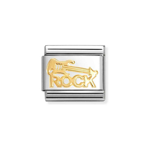 Nomination Classic Link Rock Guitar Charm in Gold