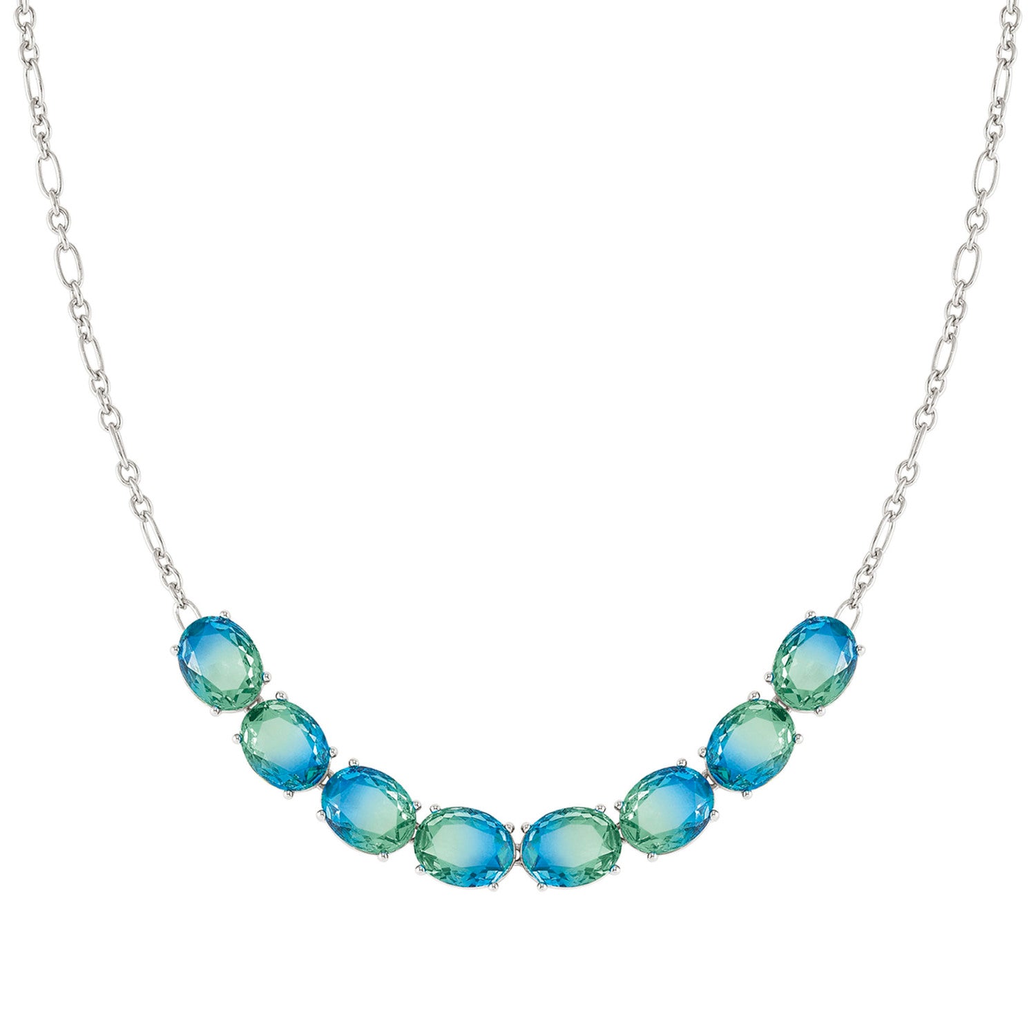 Nomination Symbiosi Necklace Blue-Green Silver