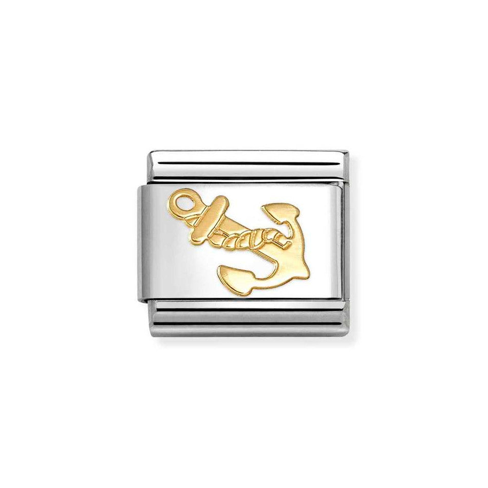 Nomination Classic Link Anchor Charm in Gold