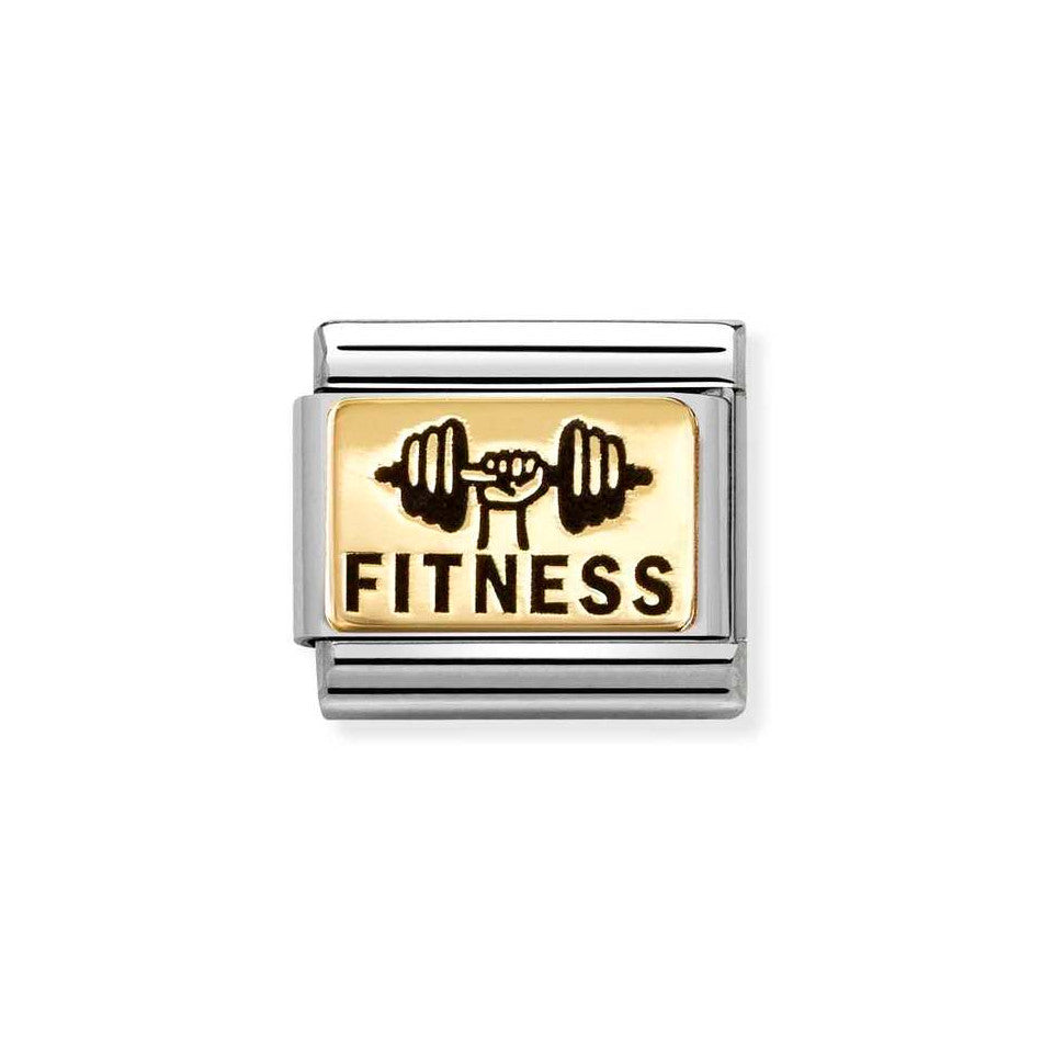 Nomination Classic Link Fitness Charm in Gold