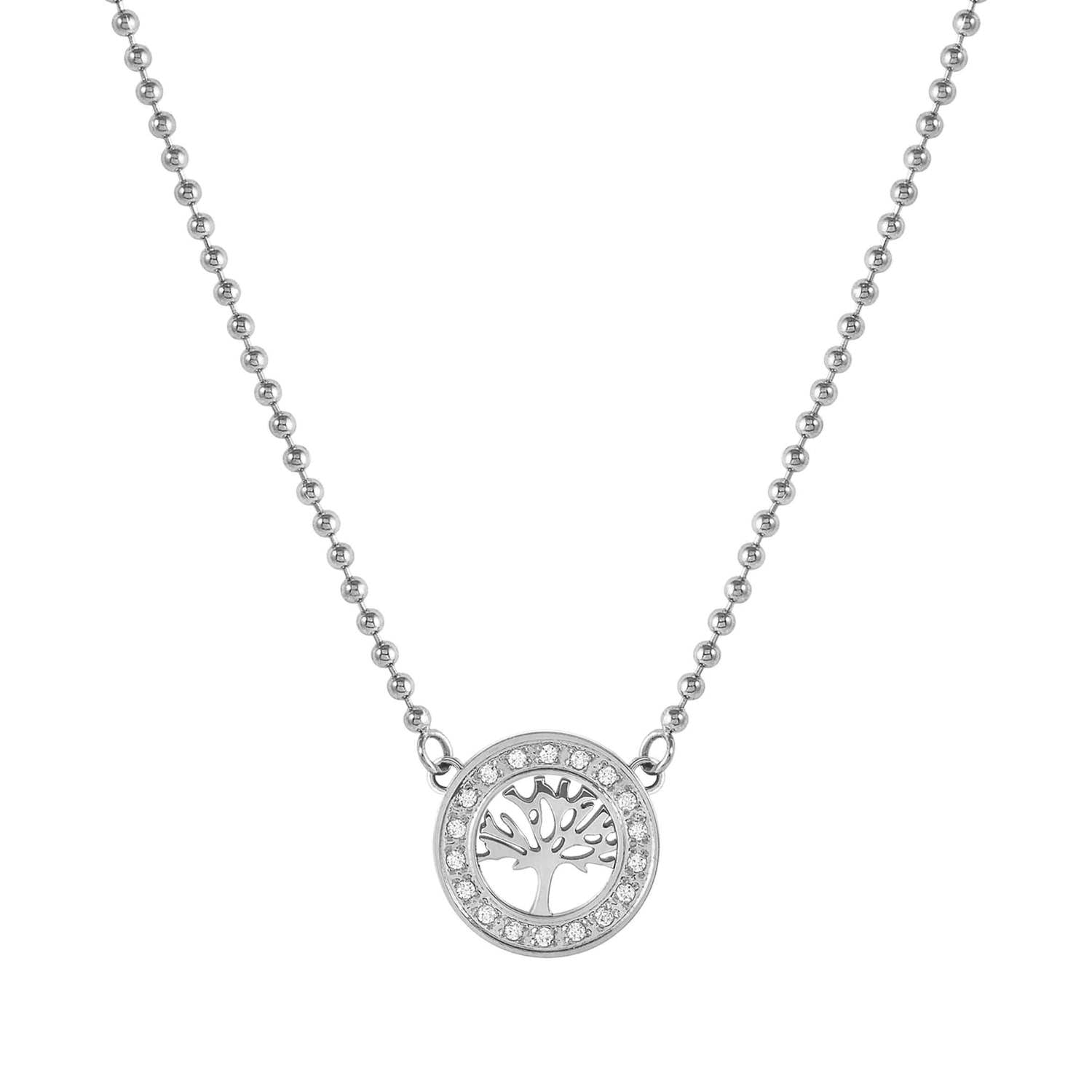 Nomination Soffio D'Amore Tree of Life Necklace with CZ