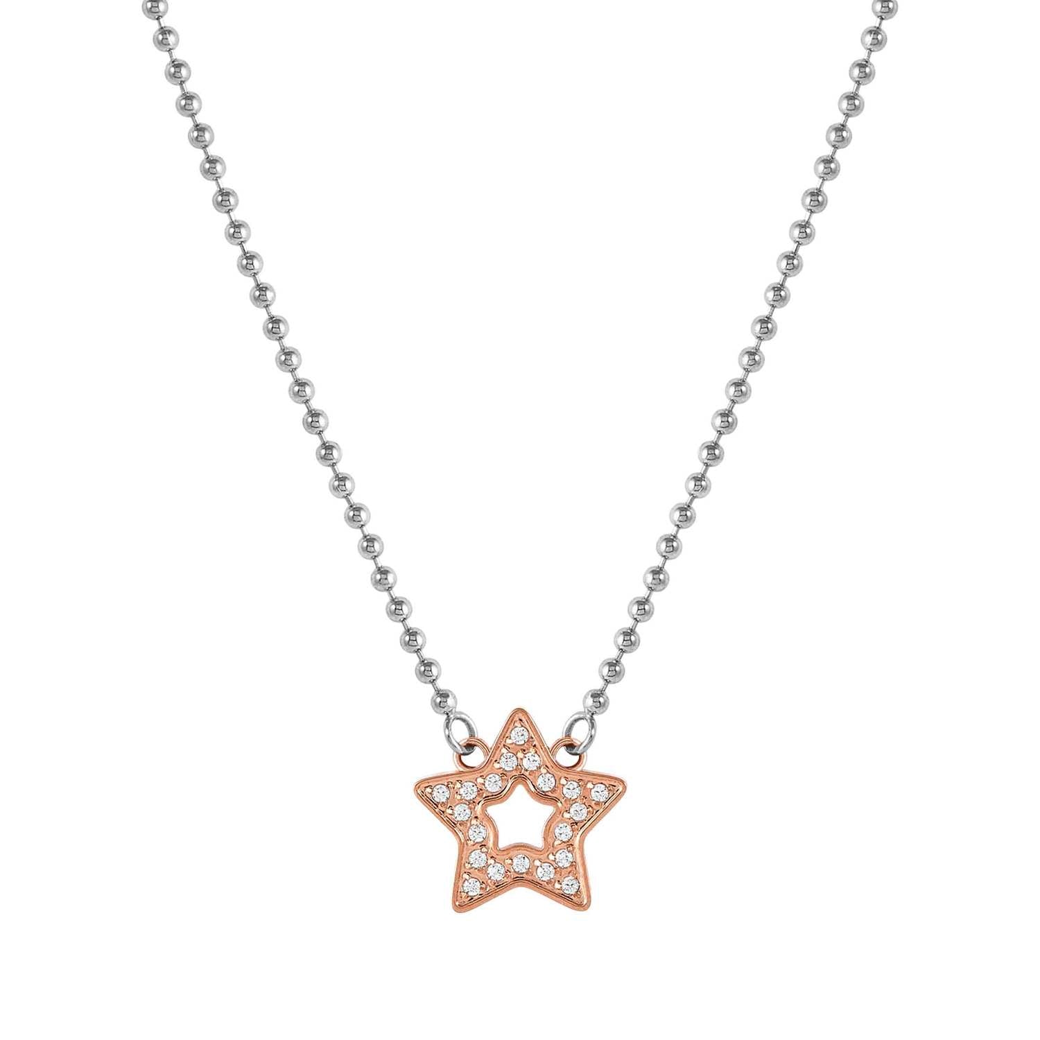Nomination Soffio D'Amore Star Necklace with CZ