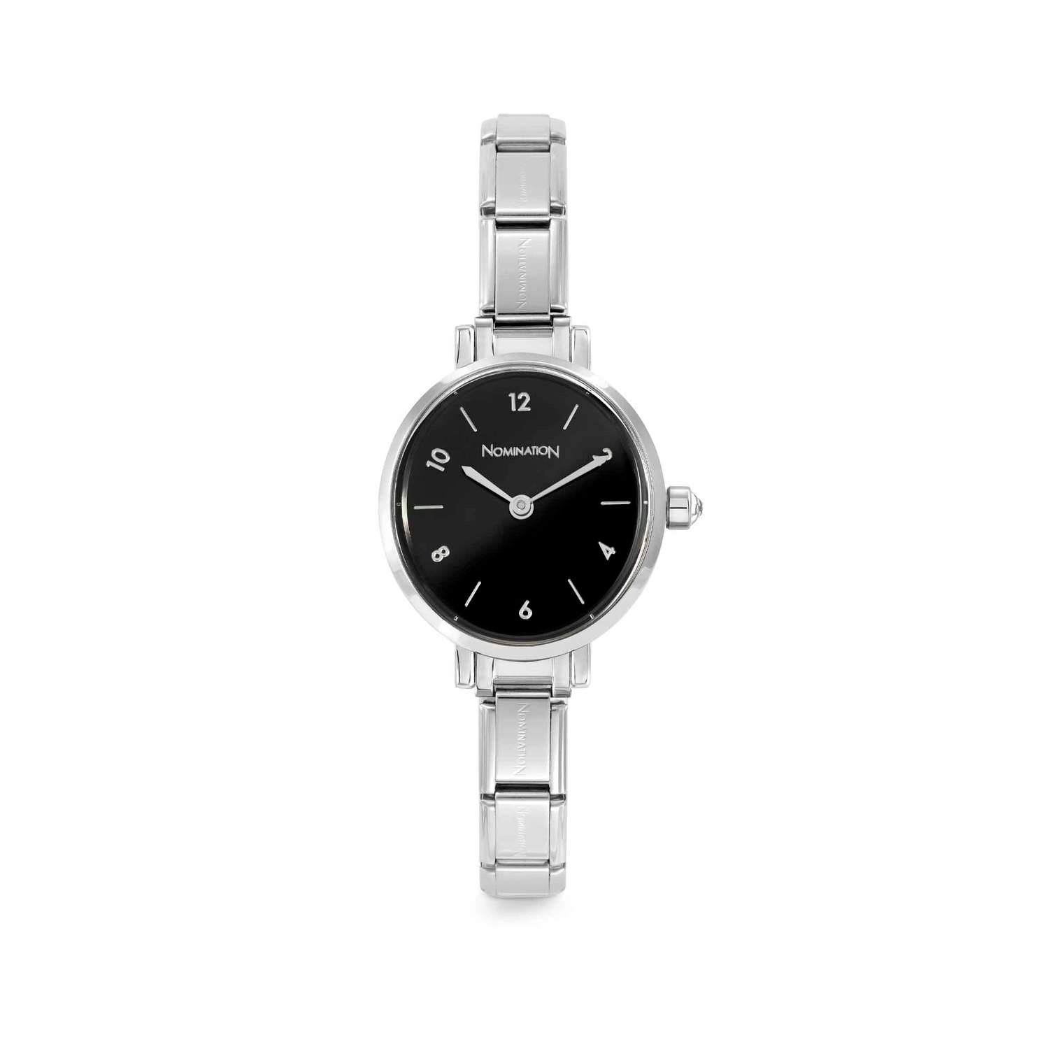 Nomination Paris Oval Watch Black in Steel