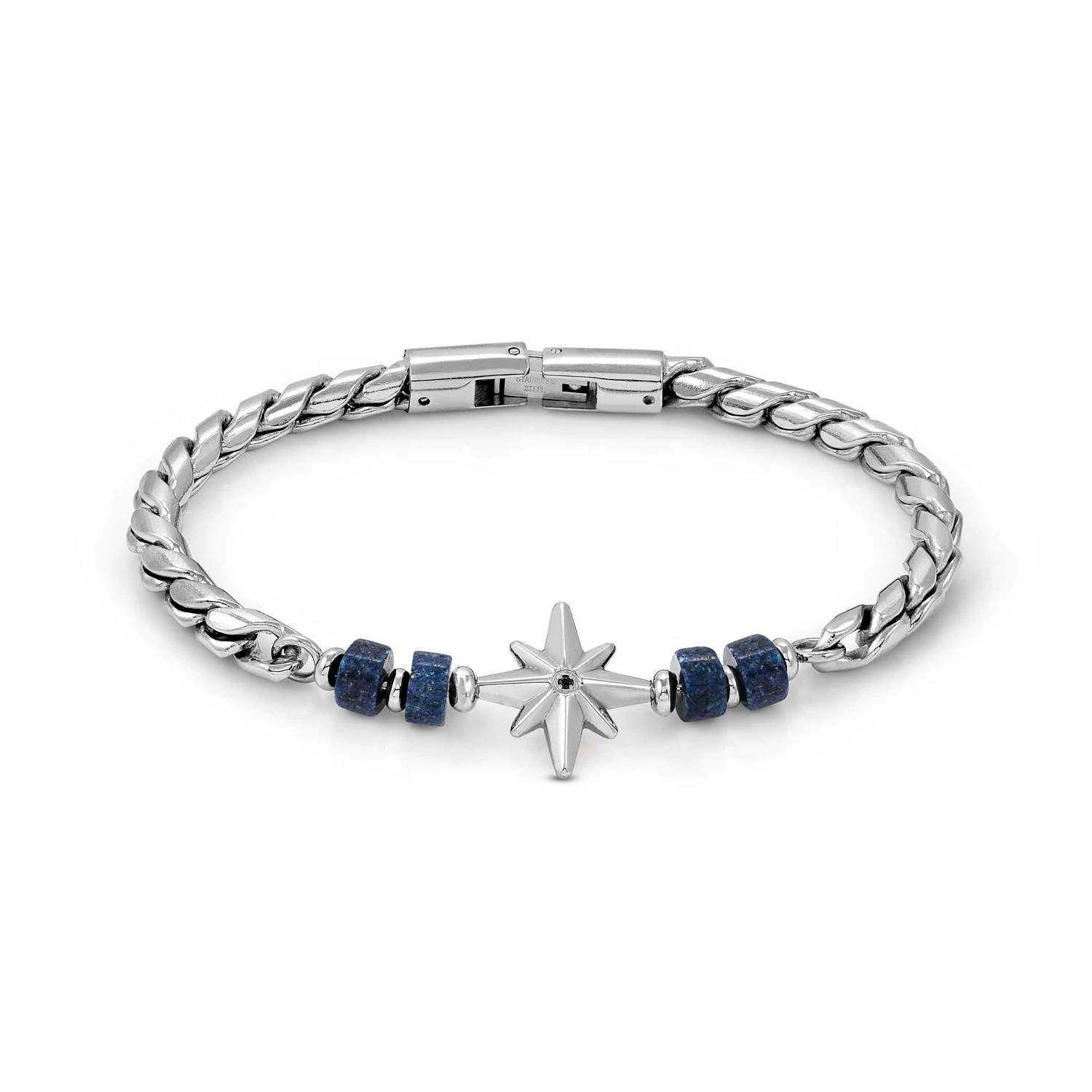 Nomination Atlante Bracelet with Wind Rose and Sodalite