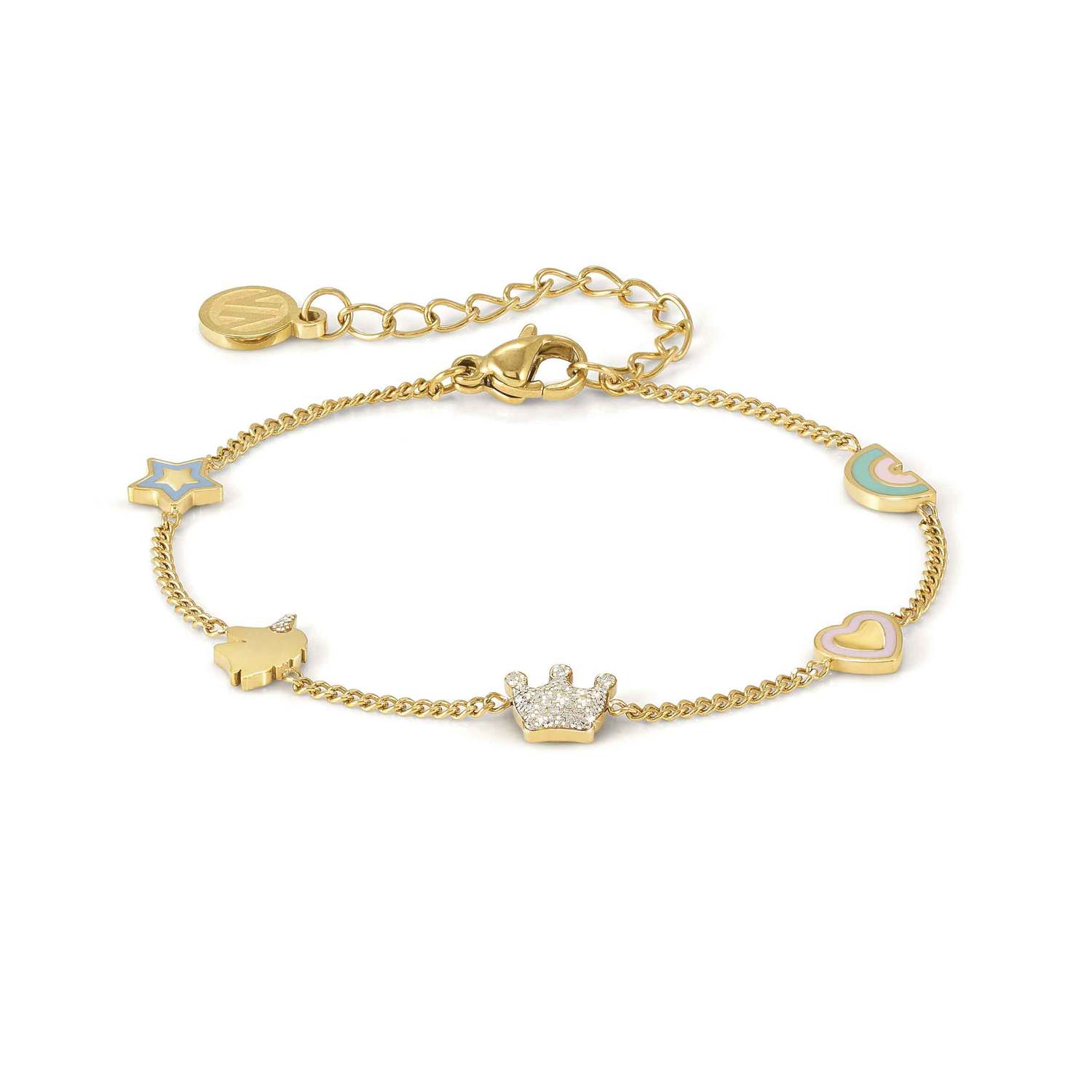 Nomination Fairy Icons Mixed Symbols Bracelet gold