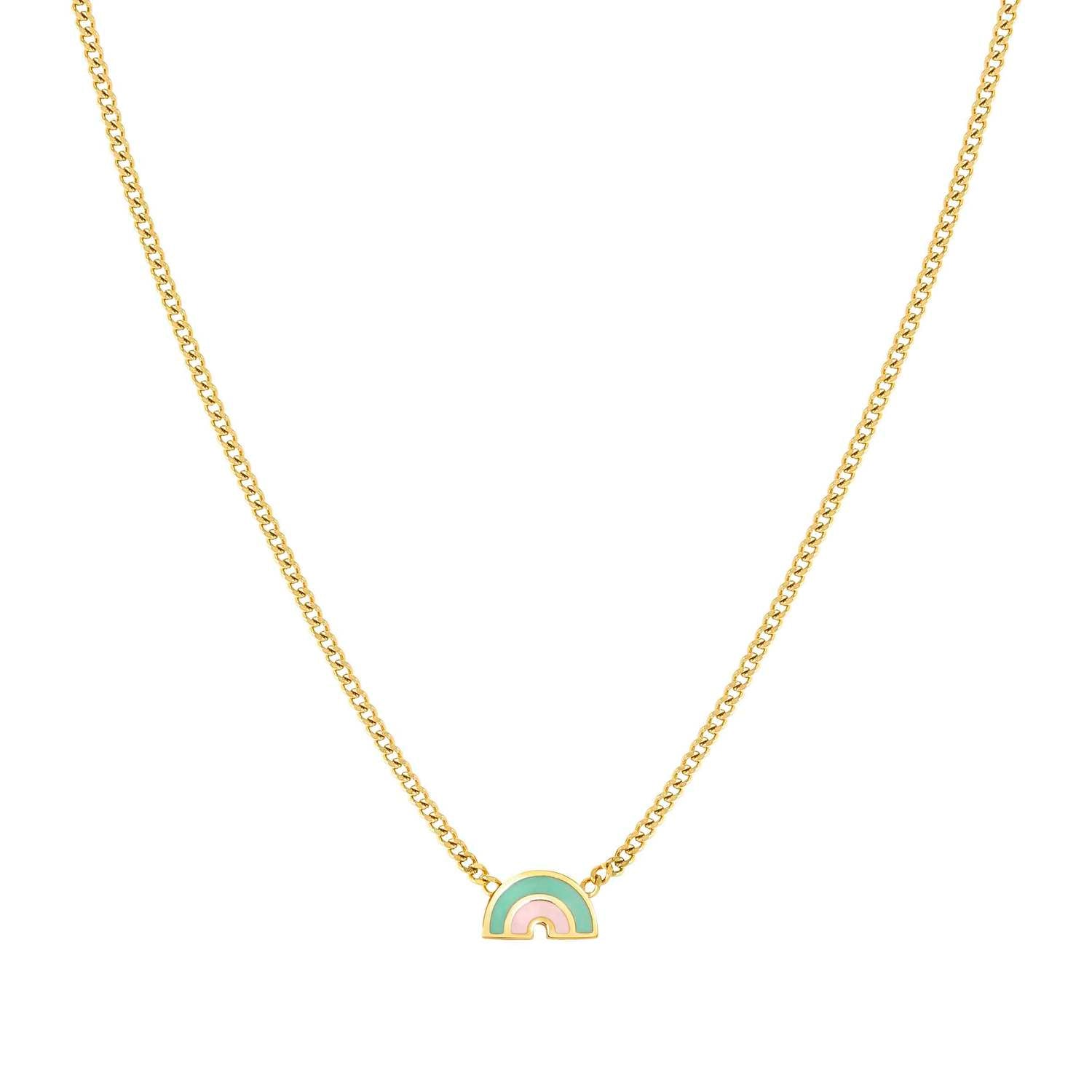 Nomination Fairy Icons Rainbow Necklace gold