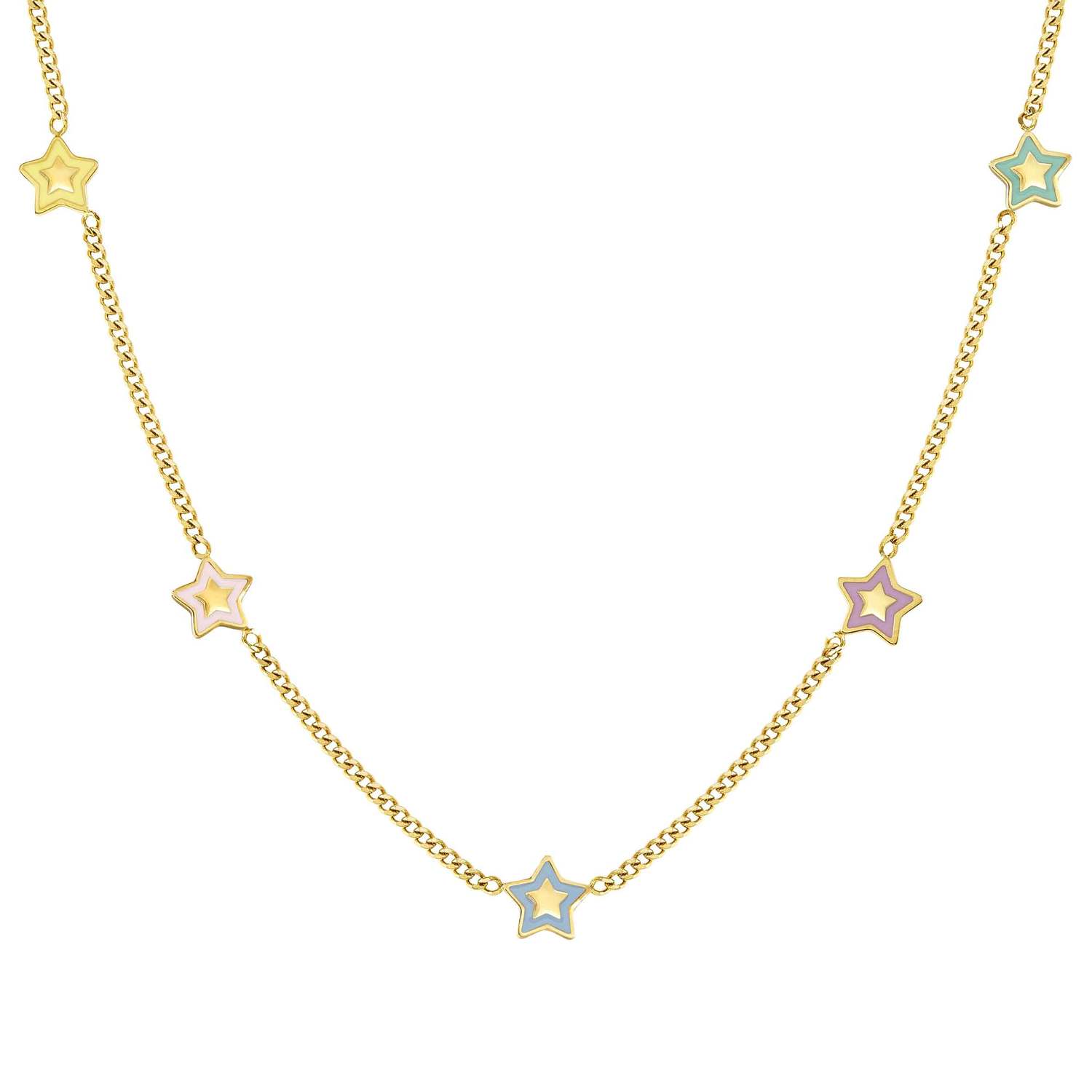 Nomination Fairy Icons Multi Stars Necklace