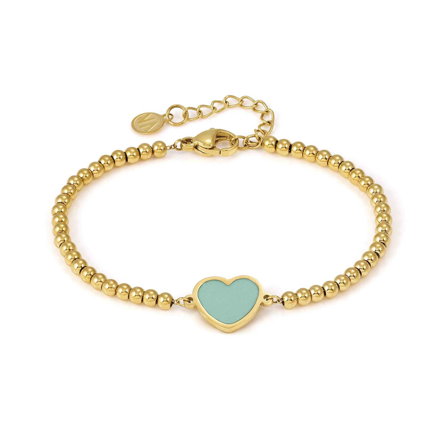 Nomination Emosfere Stainless Steel Heart Bracelet Gold Finish