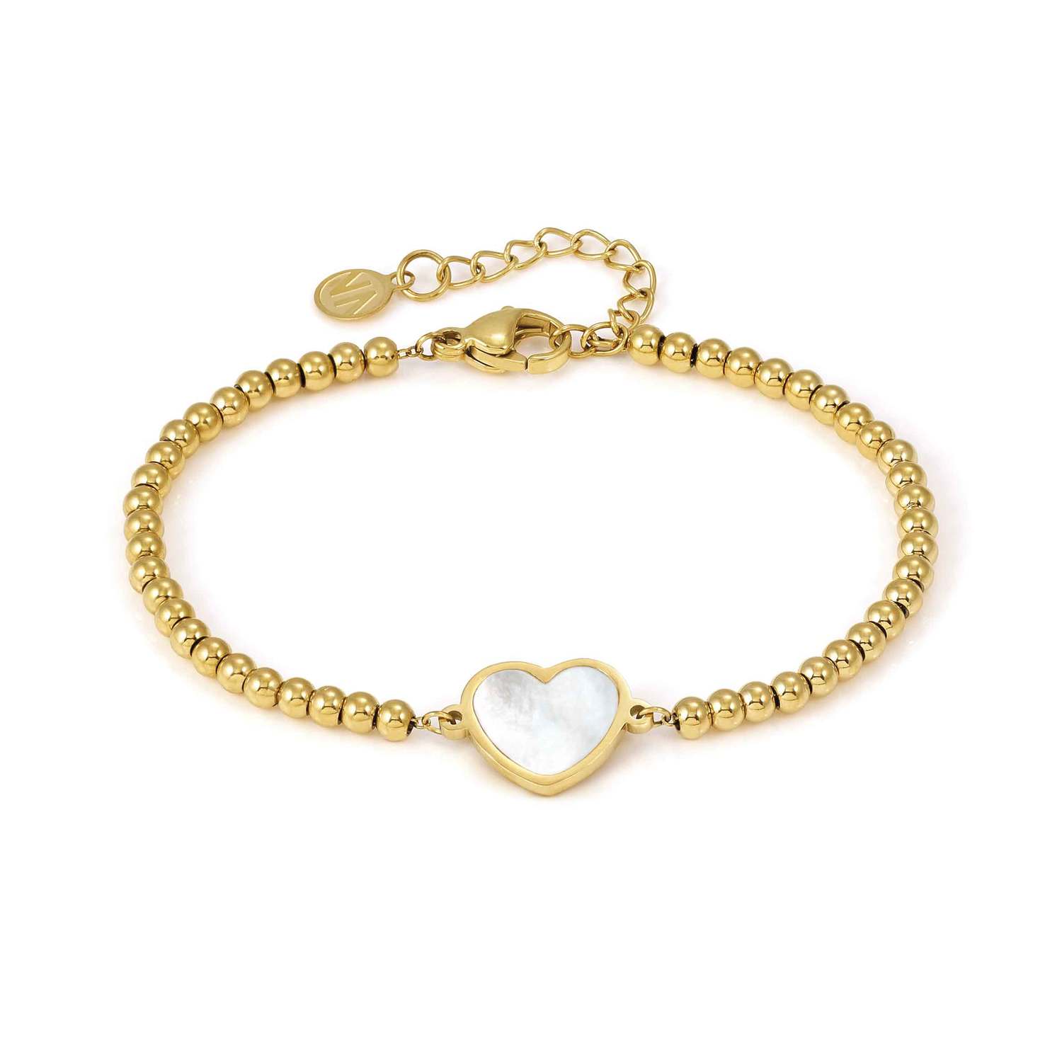 Nomination Emosfere Stainless Steel Heart Bracelet Gold Finish