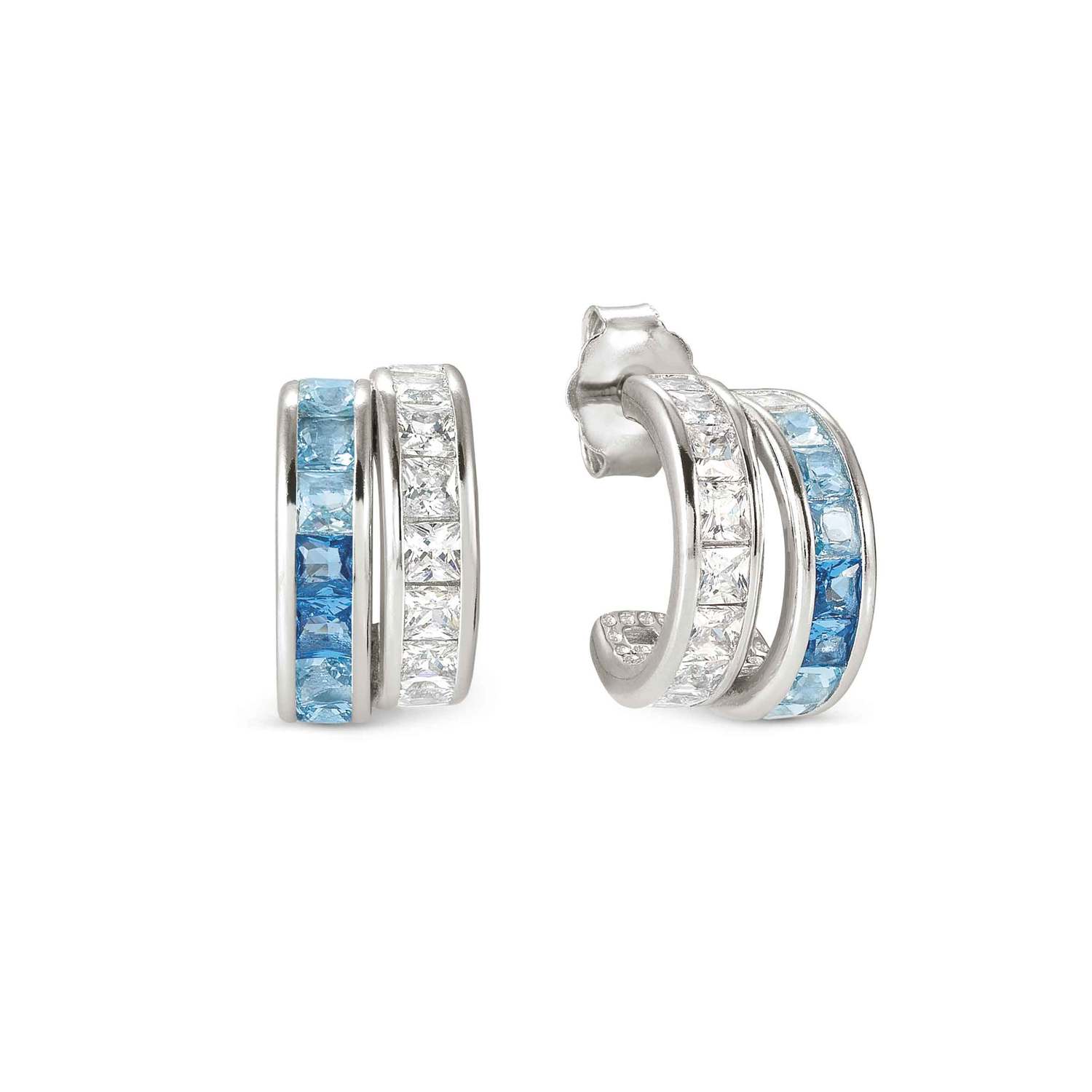 Nomination Daytonight Earrings with blue CZ