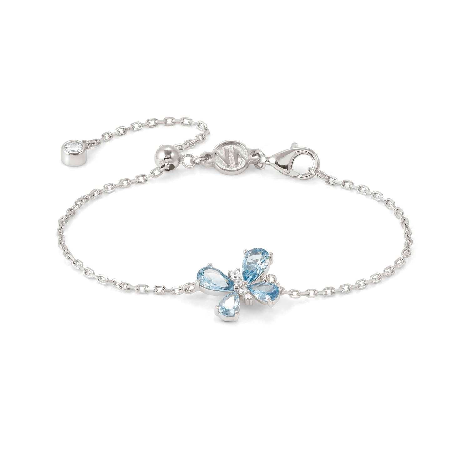 Nomination Shine Me Up Butterfly Bracelet with blue CZ