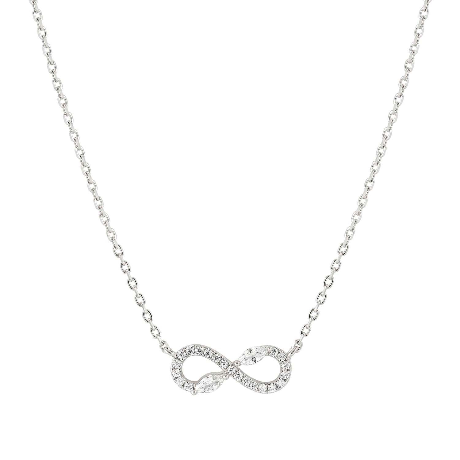 Nomination Shine Me Up Infinity Necklace with CZ