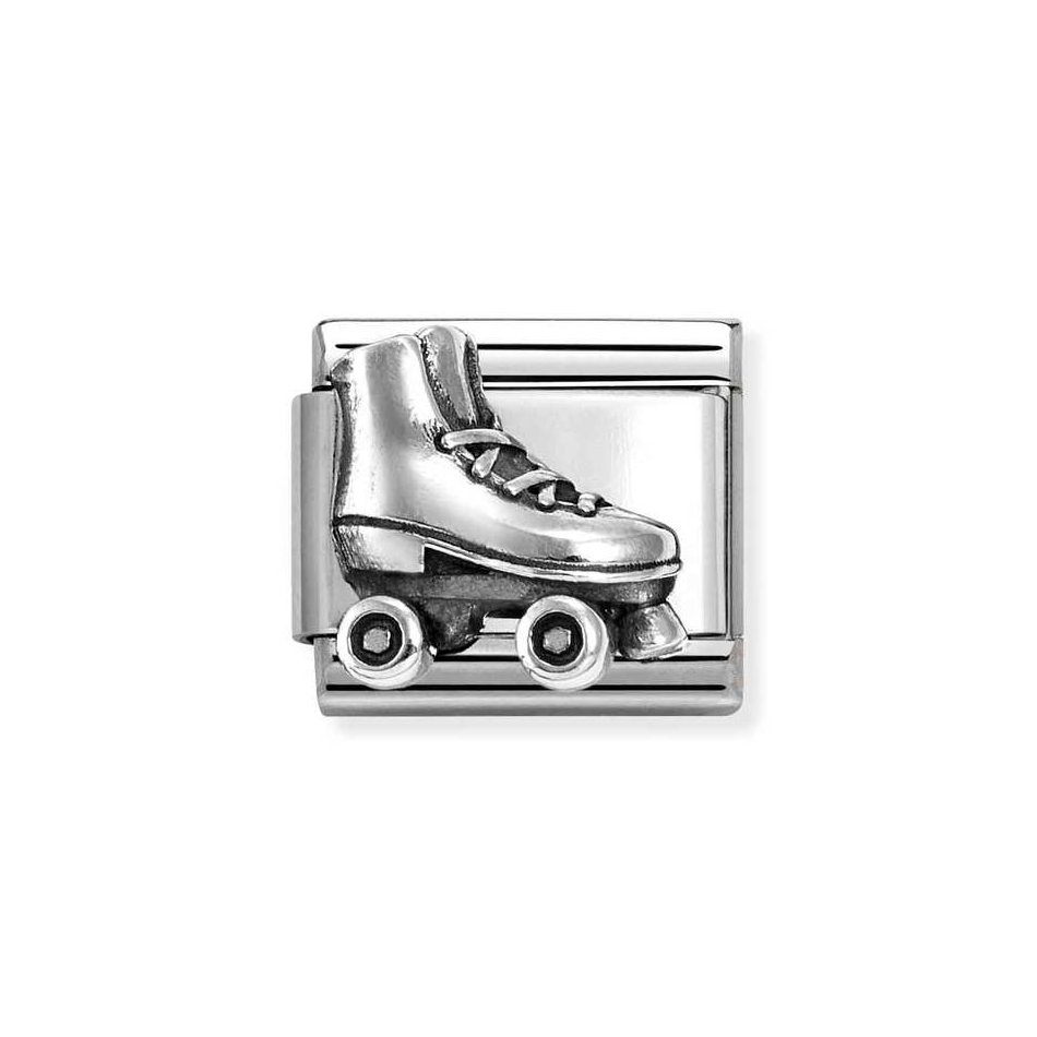 Nomination Classic Link Roller Skate Charm in Silver