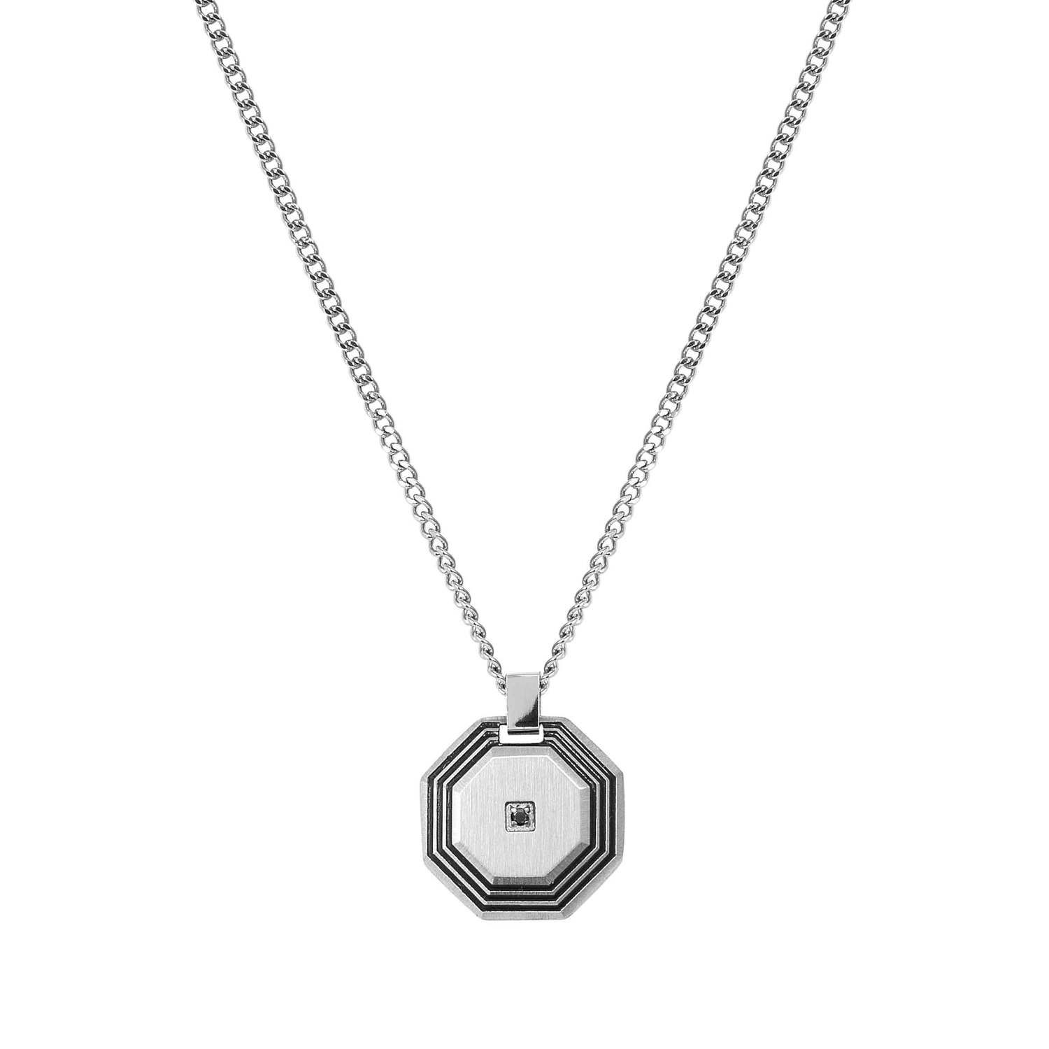 Nomination Strong Diamond Geometric Pendant Necklace