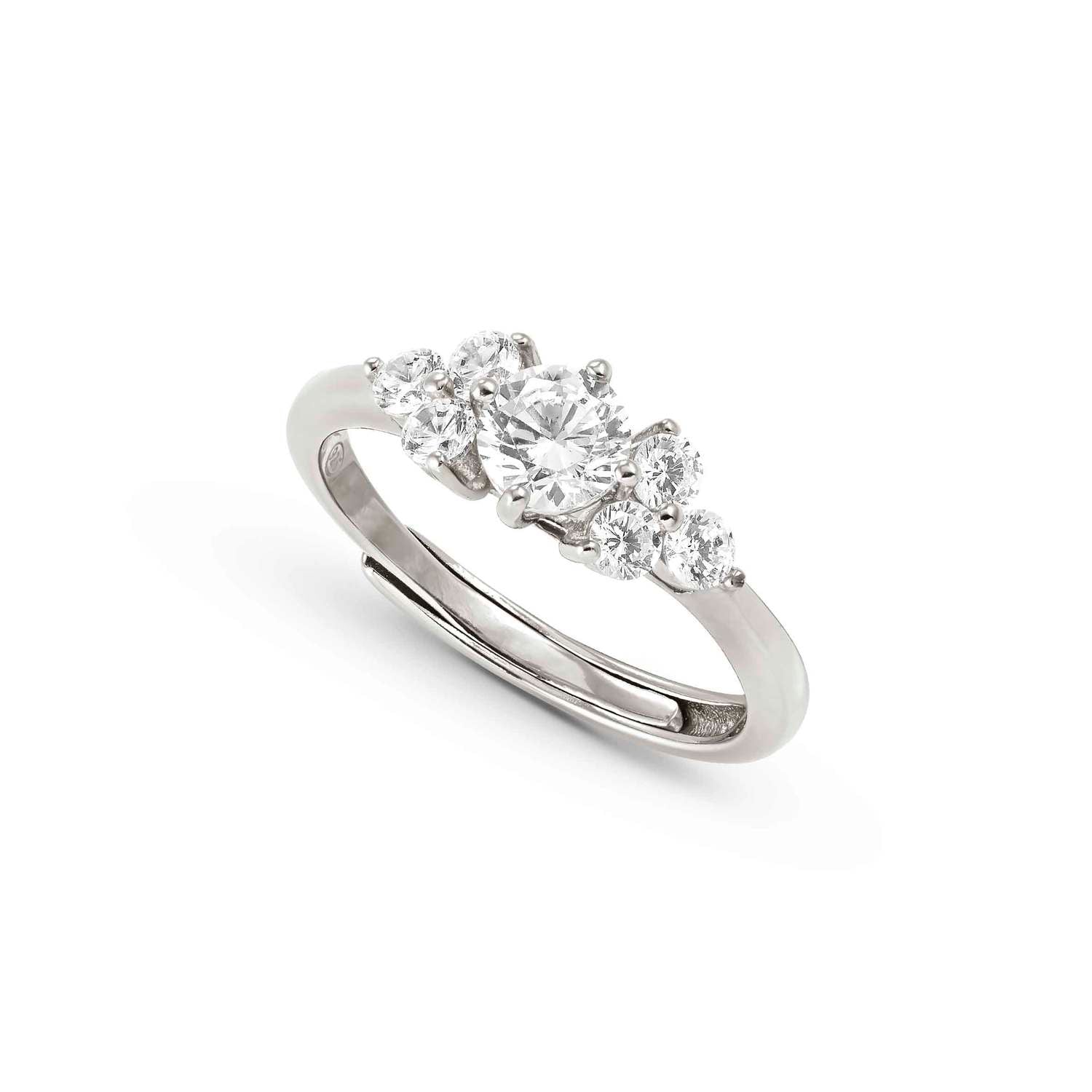 Nomination Life Bouquet CZ Trilogy Ring