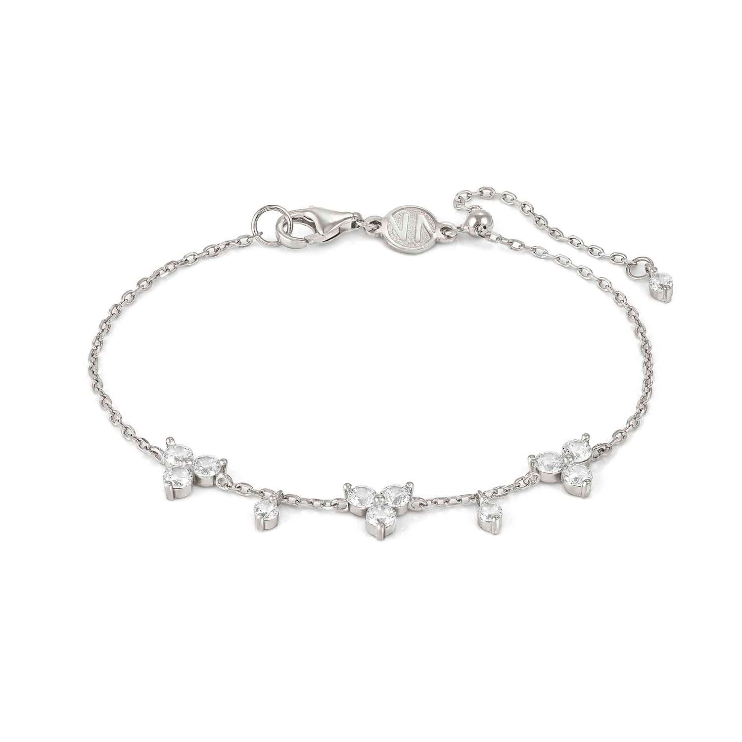 Nomination Life Bouquet White CZ Bracelet silver finish