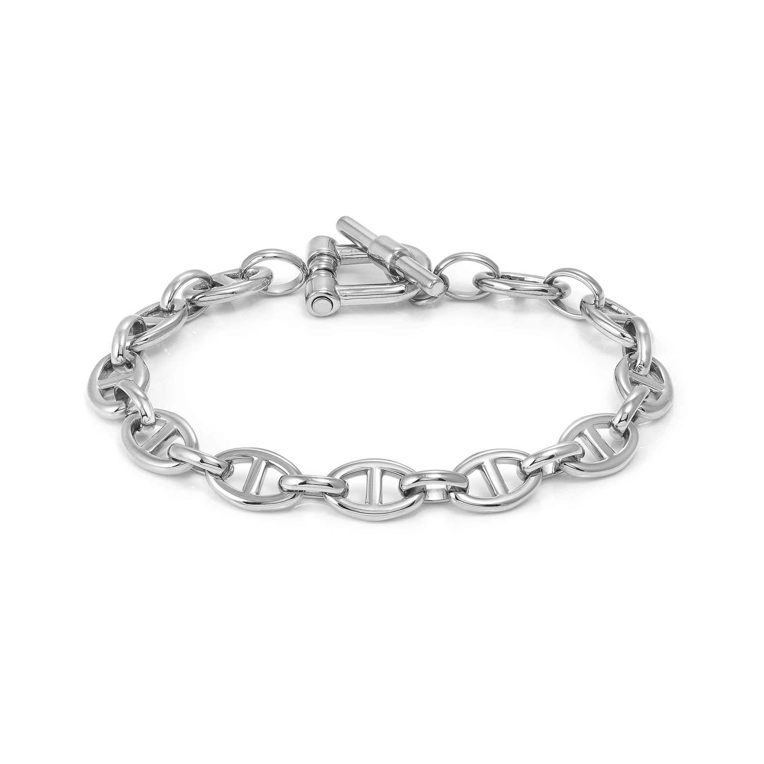 Nomination Ecclettica Navy Chain Bracelet silver finish