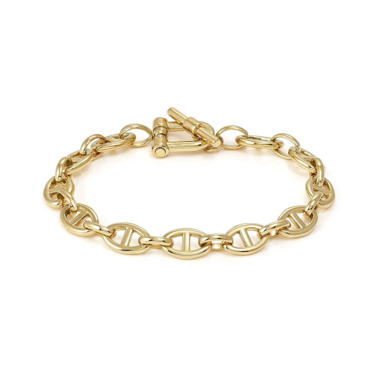 Nomination Ecclettica Navy Chain Bracelet gold finish