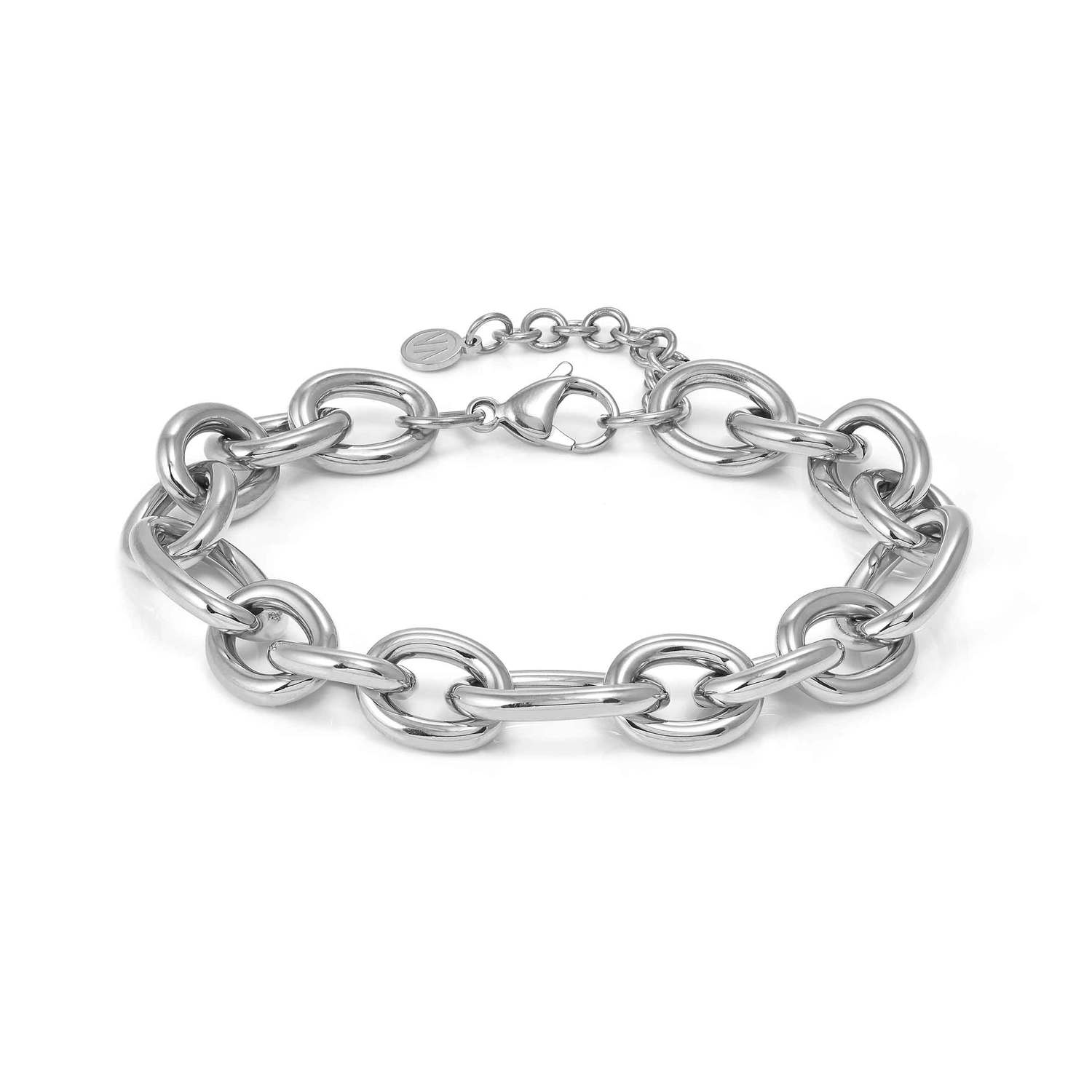 Nomination Ecclettica Large Link Chain Bracelet silver finish