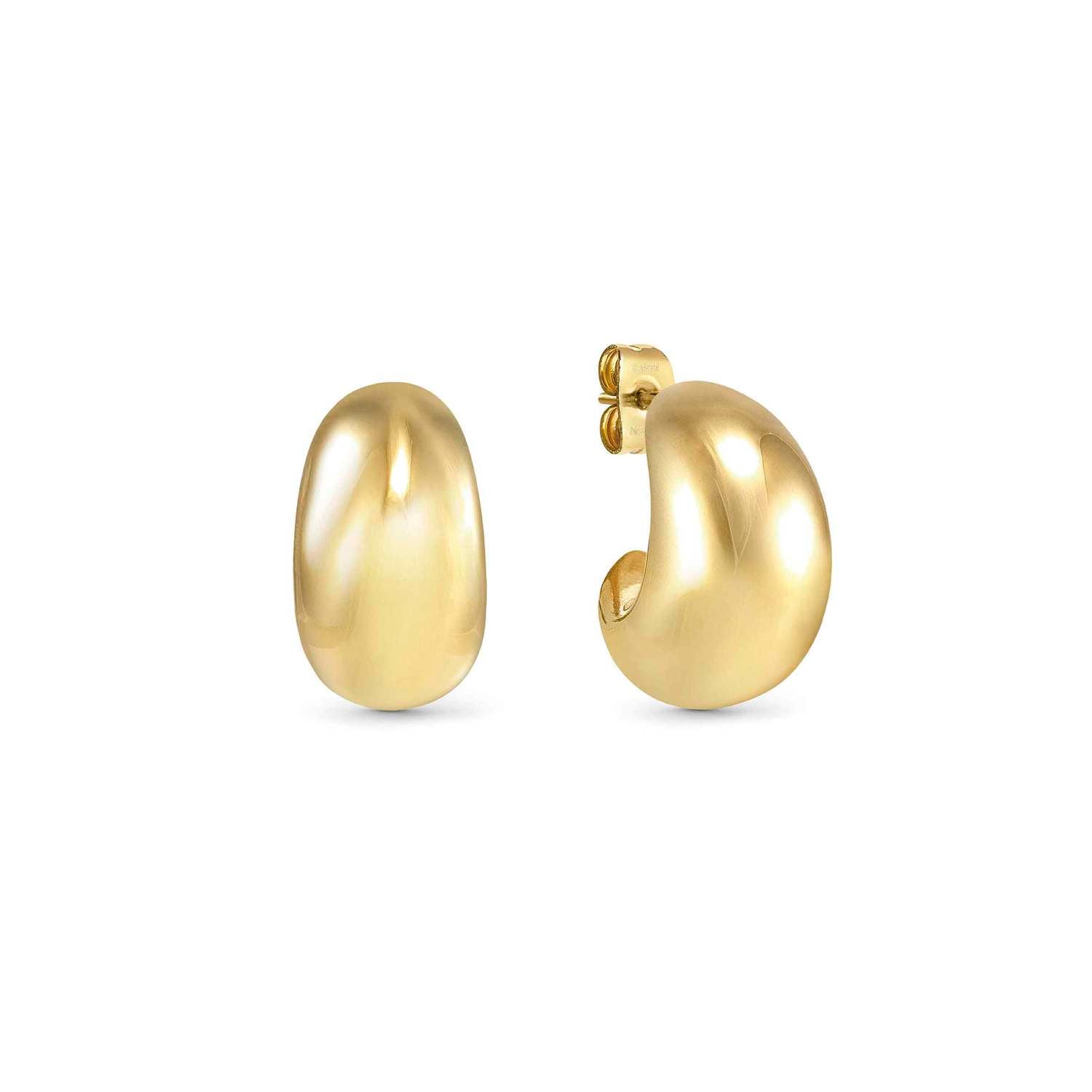 Nomination Ecclettica Small Moon Earrings gold finish