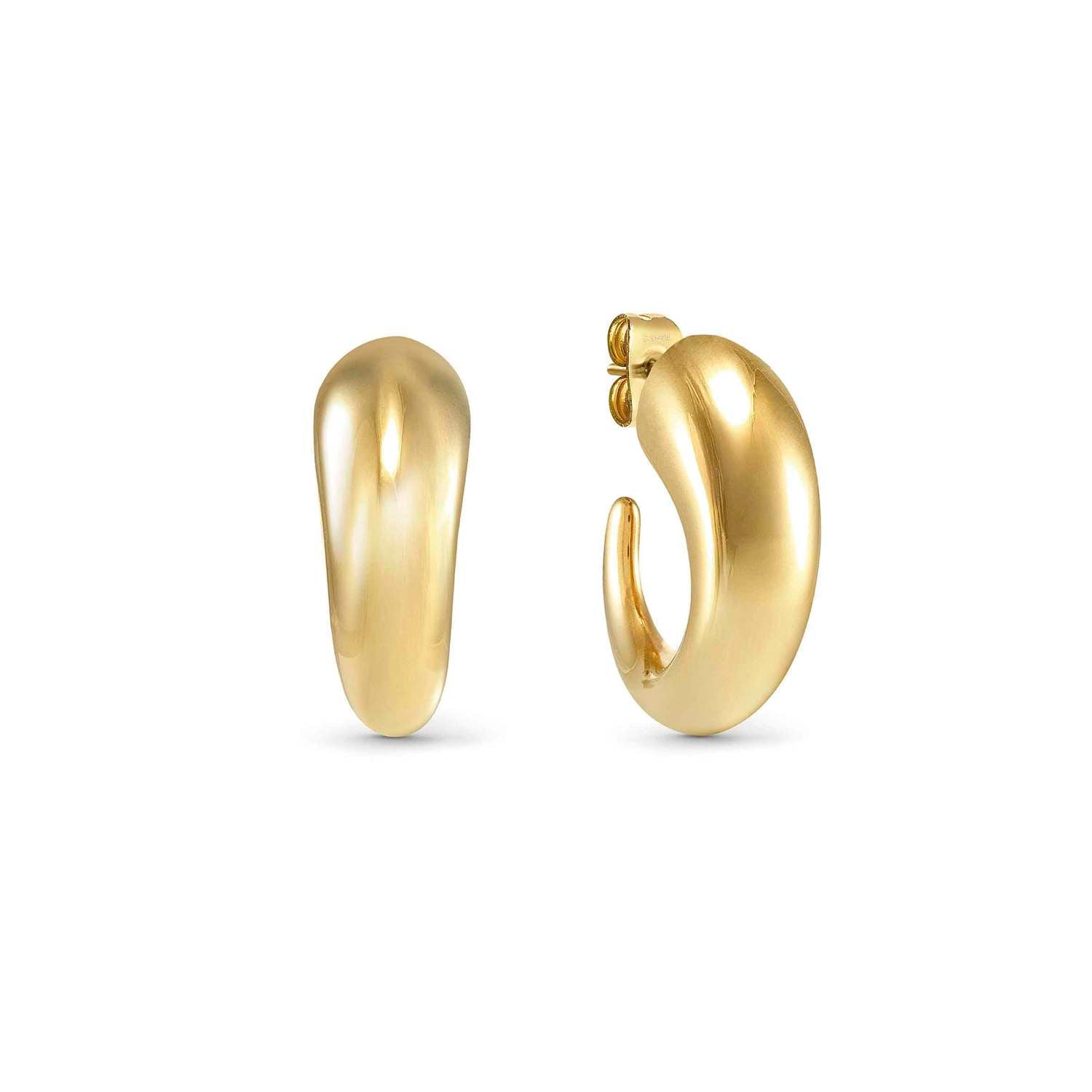 Nomination Ecclettica Small Drop Hoop Earrings gold finish