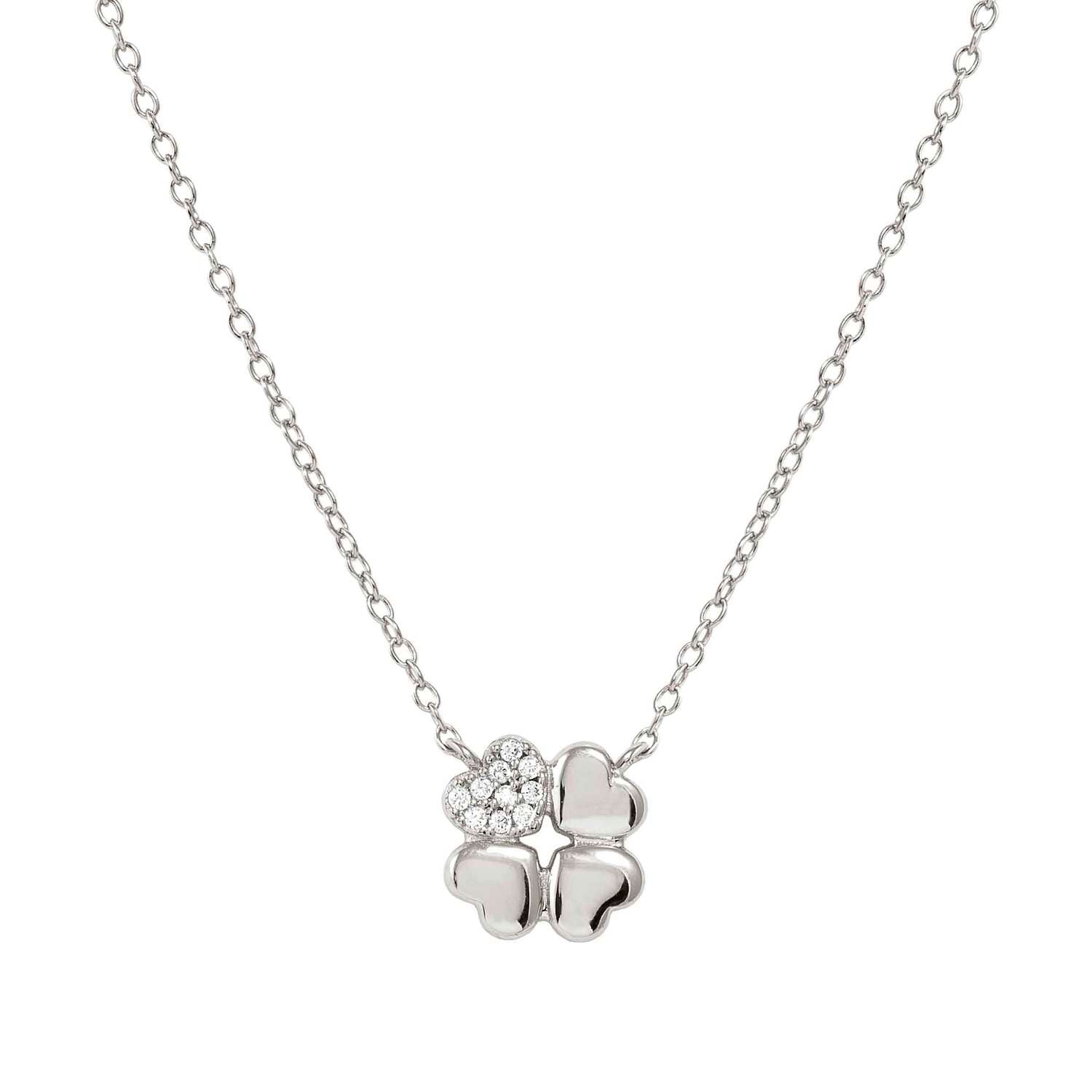 Nomination Petit Sparkle Four Leaf Clover Necklace