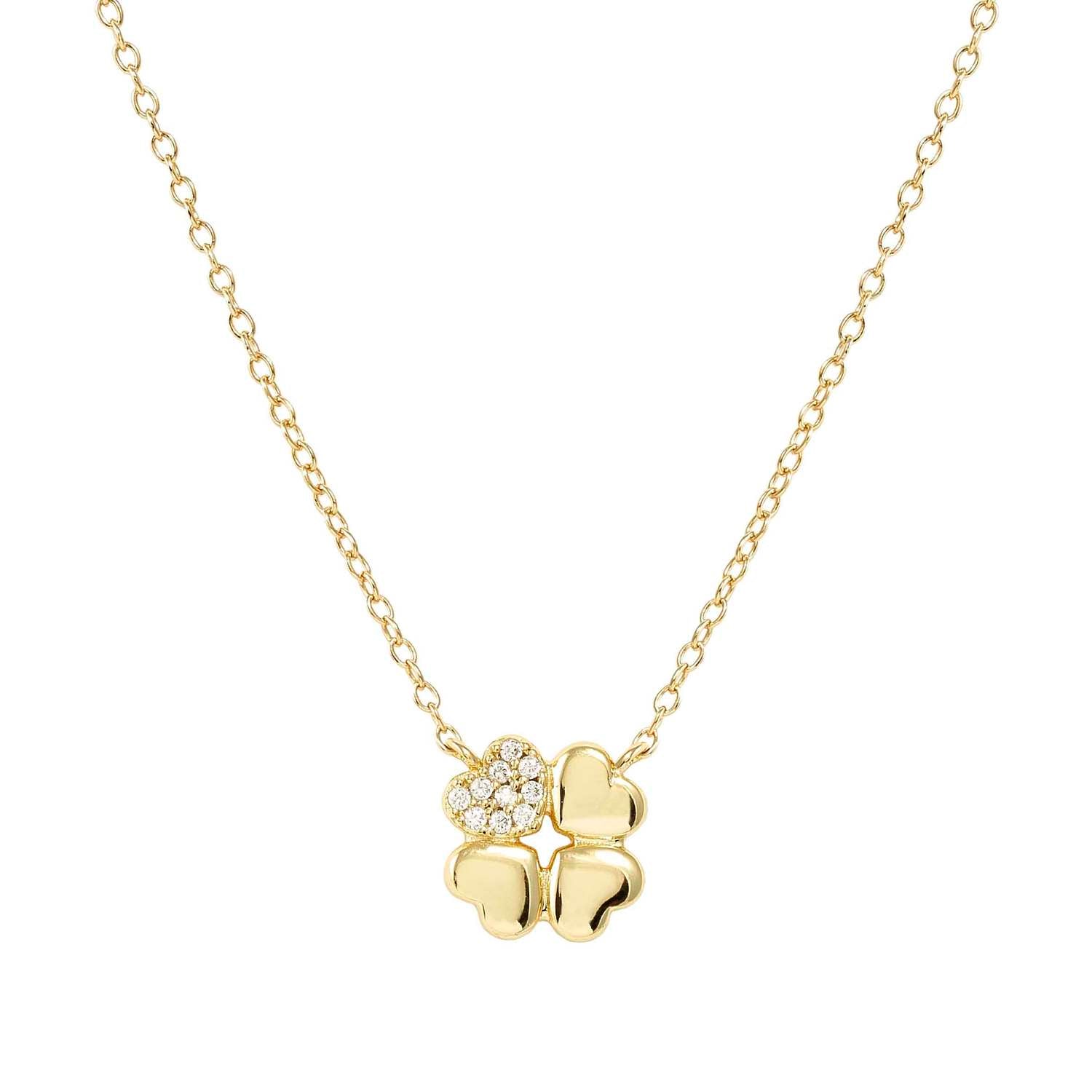 Nomination Petit Sparkle Four Leaf Clover Necklace