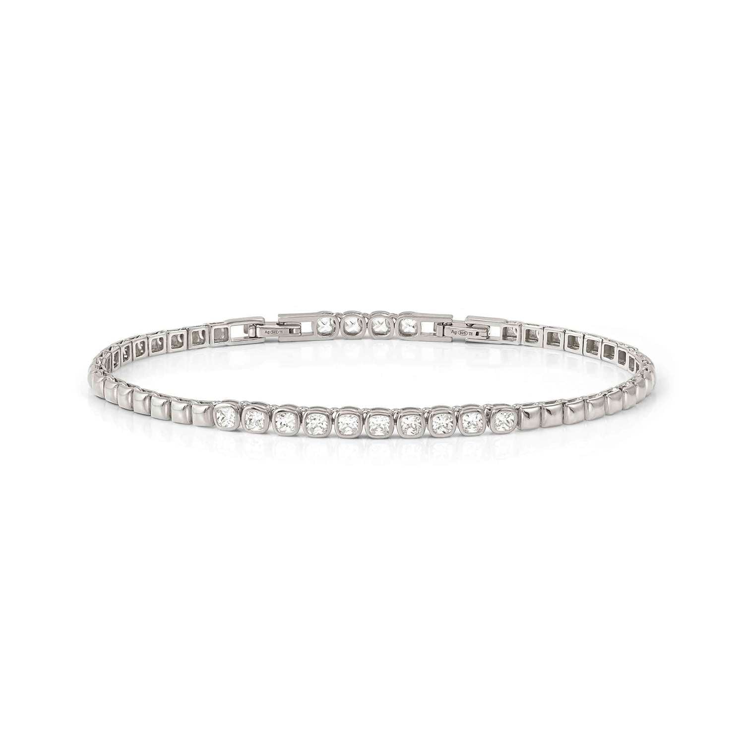 Nomination Enigmatic Shine Square CZ Bracelet silver
