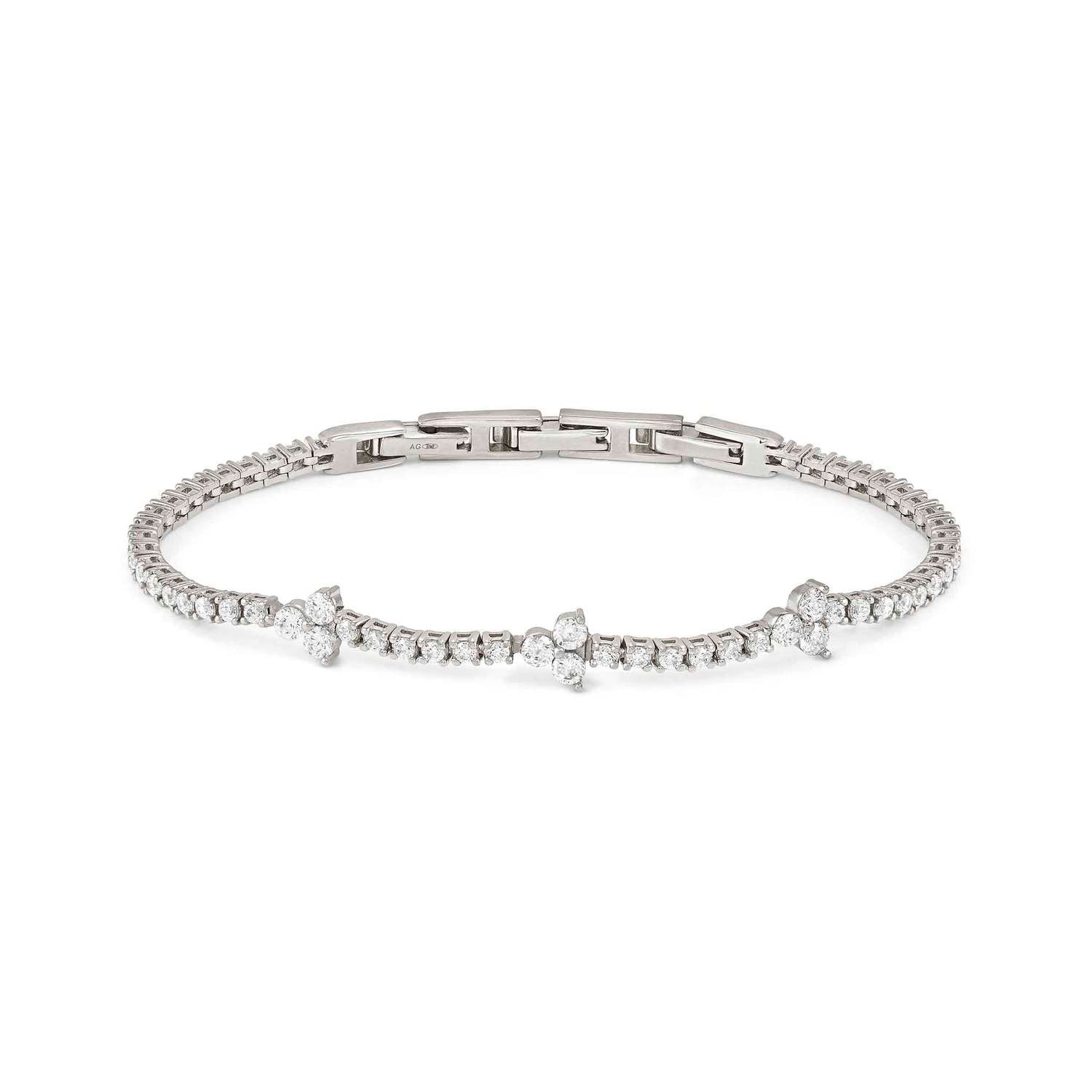 Nomination Life Bouquet White CZ Tennis Bracelet