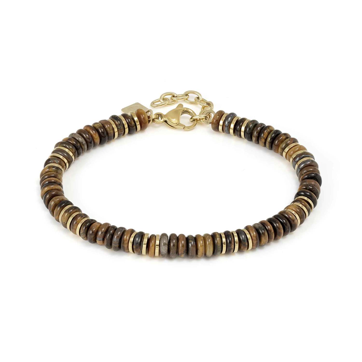 Nomination InstinctStyle Infinity Edition Bracelet Tigers Eye Yellow Finish