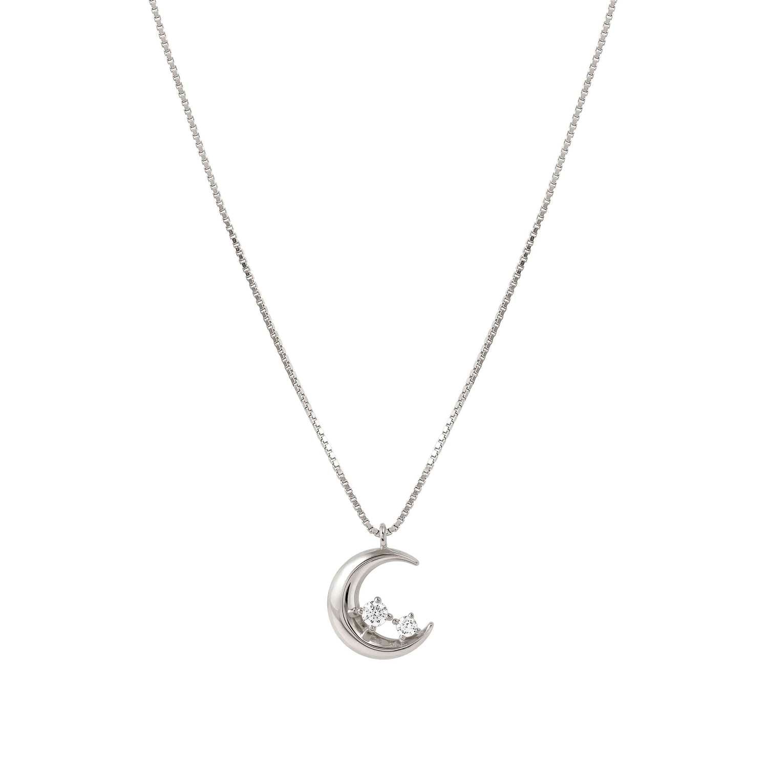 Nomination Dream Beats Moon Necklace silver