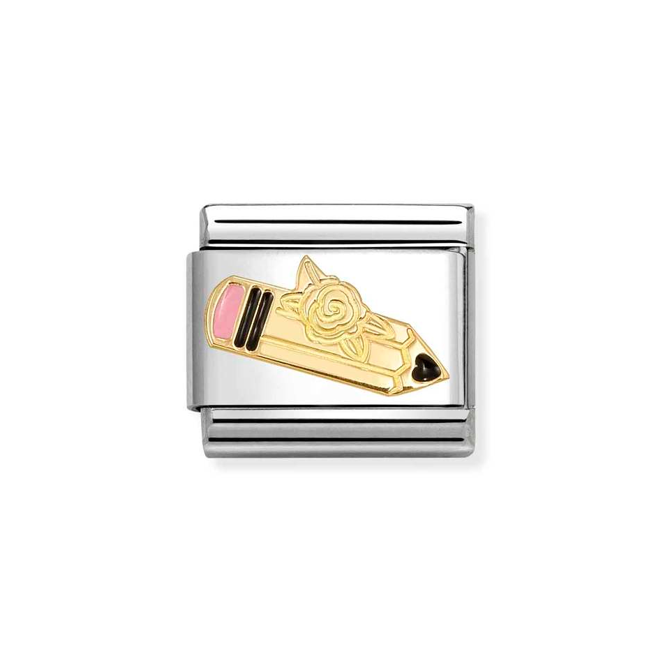 Nomination Classic Link Pencil Charm in Gold