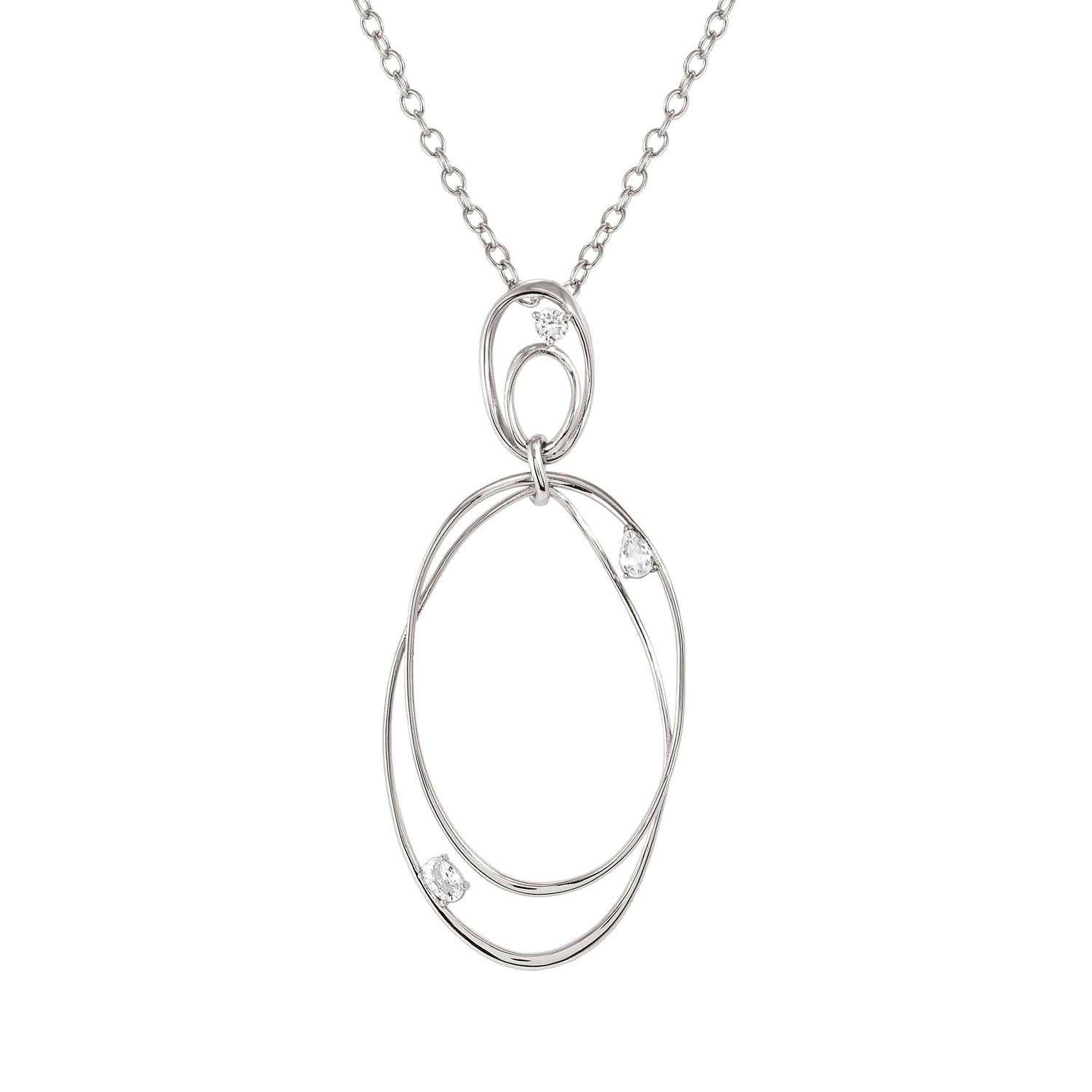 Nomination My Rebel Art Large Oval Necklace silver