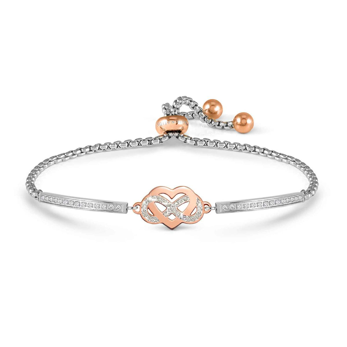 Nomination Milleluci Beloved Edition Infinity Heart Bracelet rose