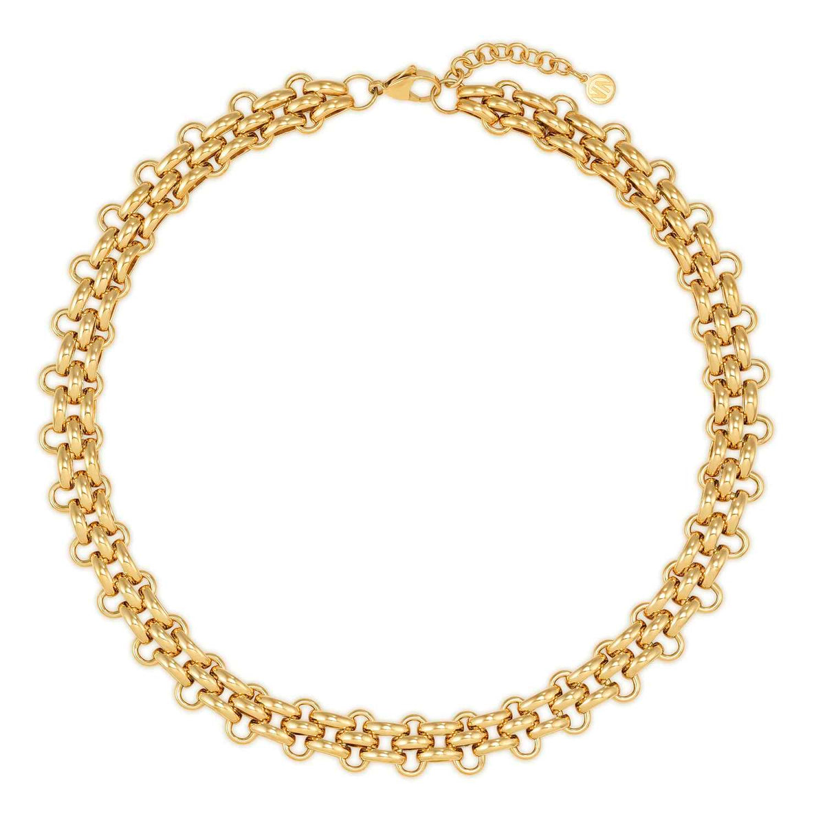 Nomination Wear & Style Triple Link Necklace gold