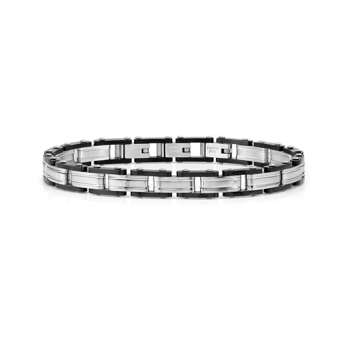 Nomination Virtus Code Steel Bracelet Black & Steel