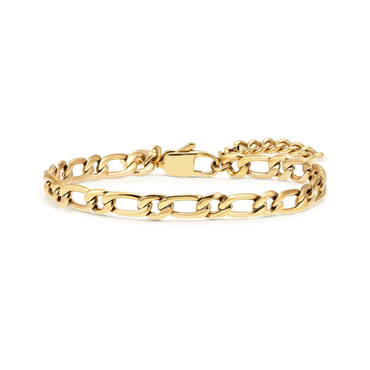 Nomination Bold Steel Gold PVD Figaro Bracelet