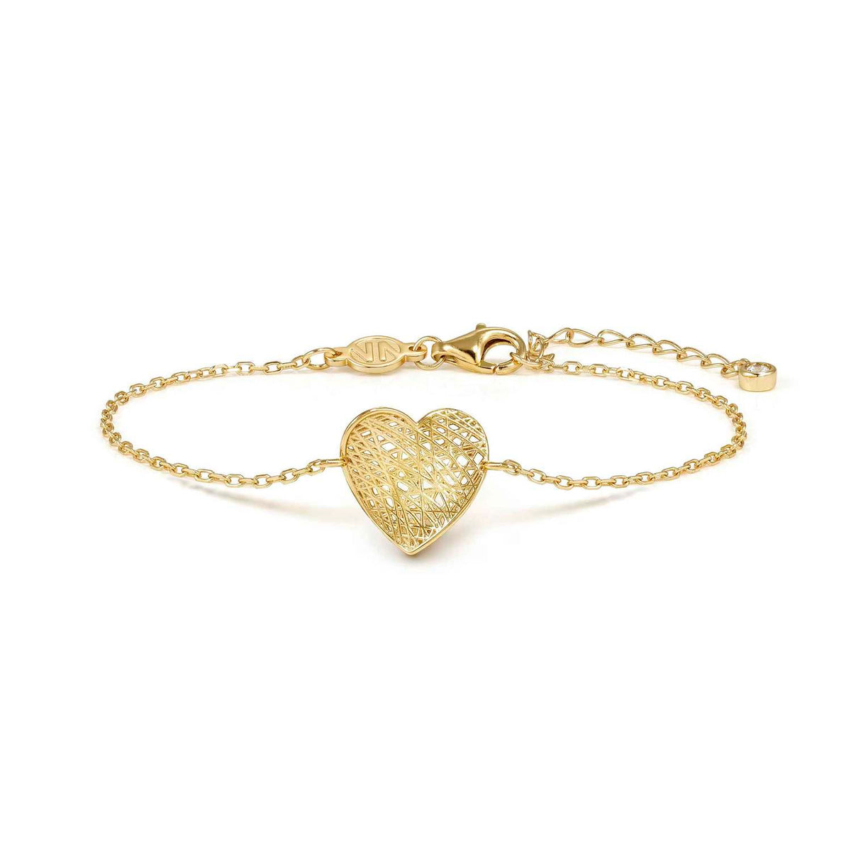 Nomination Leaf of Light Heart Bracelet