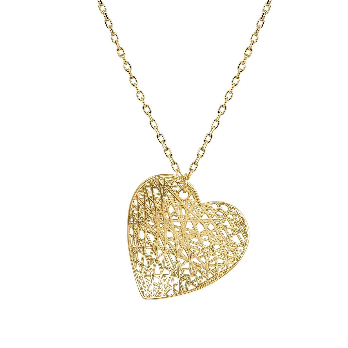 Nomination Leaf of Light Medium Heart Necklace