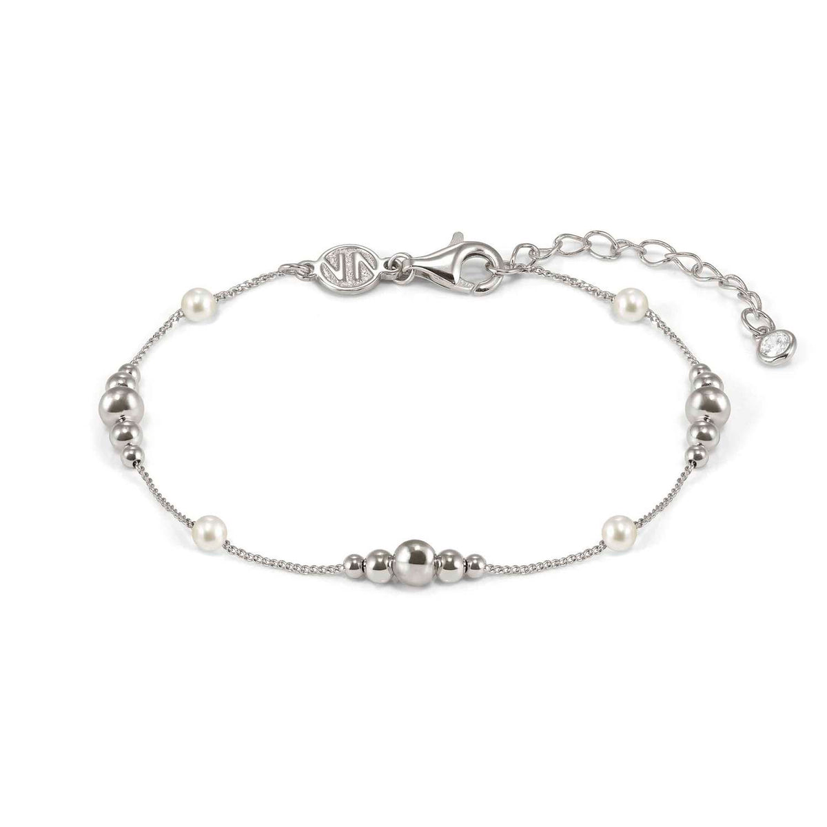 Nomination Siren Dream Pearl & Bead Bracelet silver