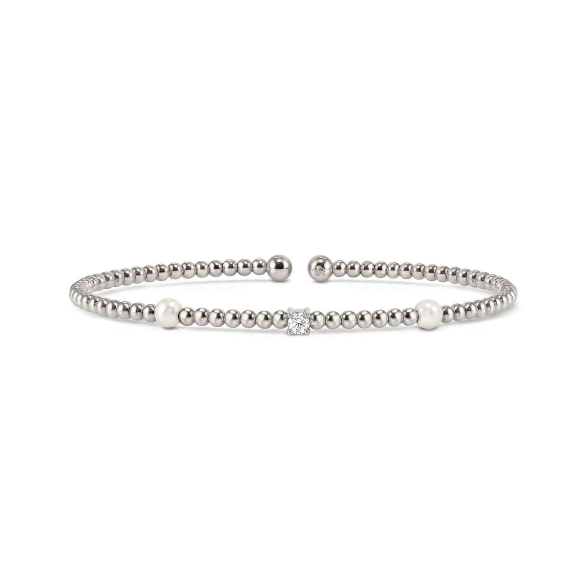 Nomination Siren Dream Bead & Stone Bracelet silver pearl