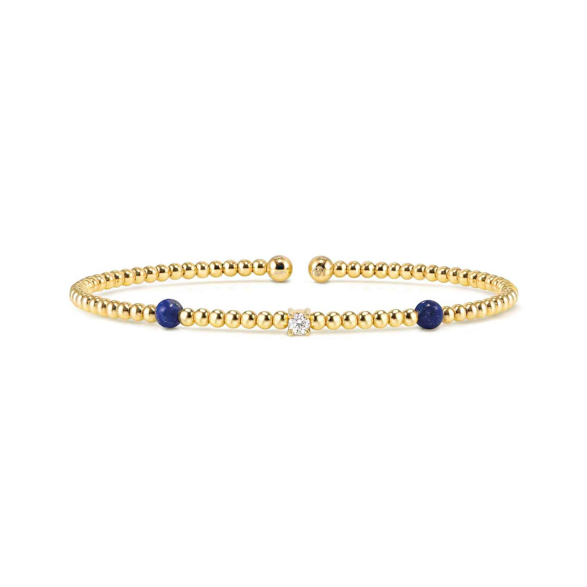 Nomination Siren Dream Bead & Stone Bracelet gold lapis