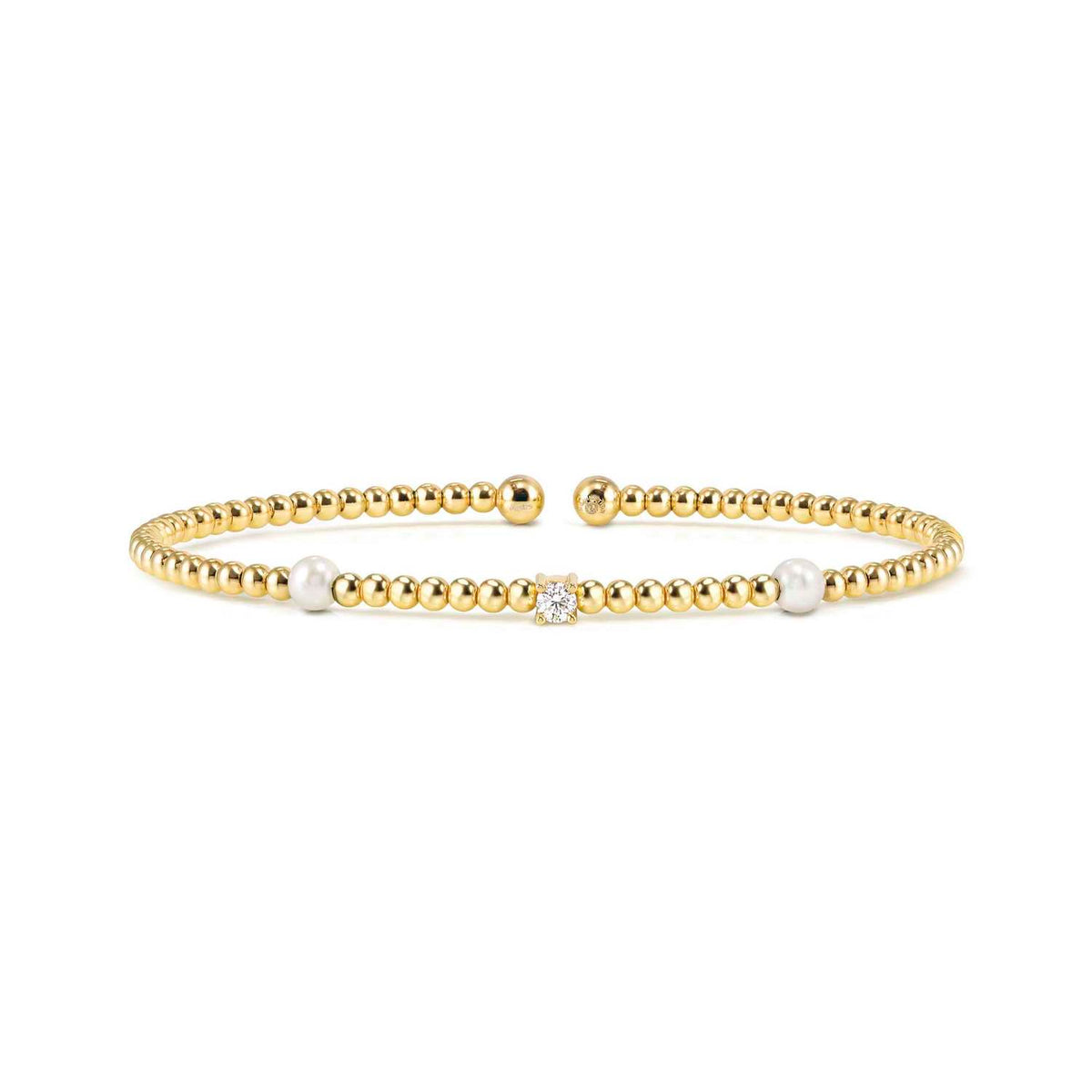 Nomination Siren Dream Bead & Stone Bracelet gold pearl